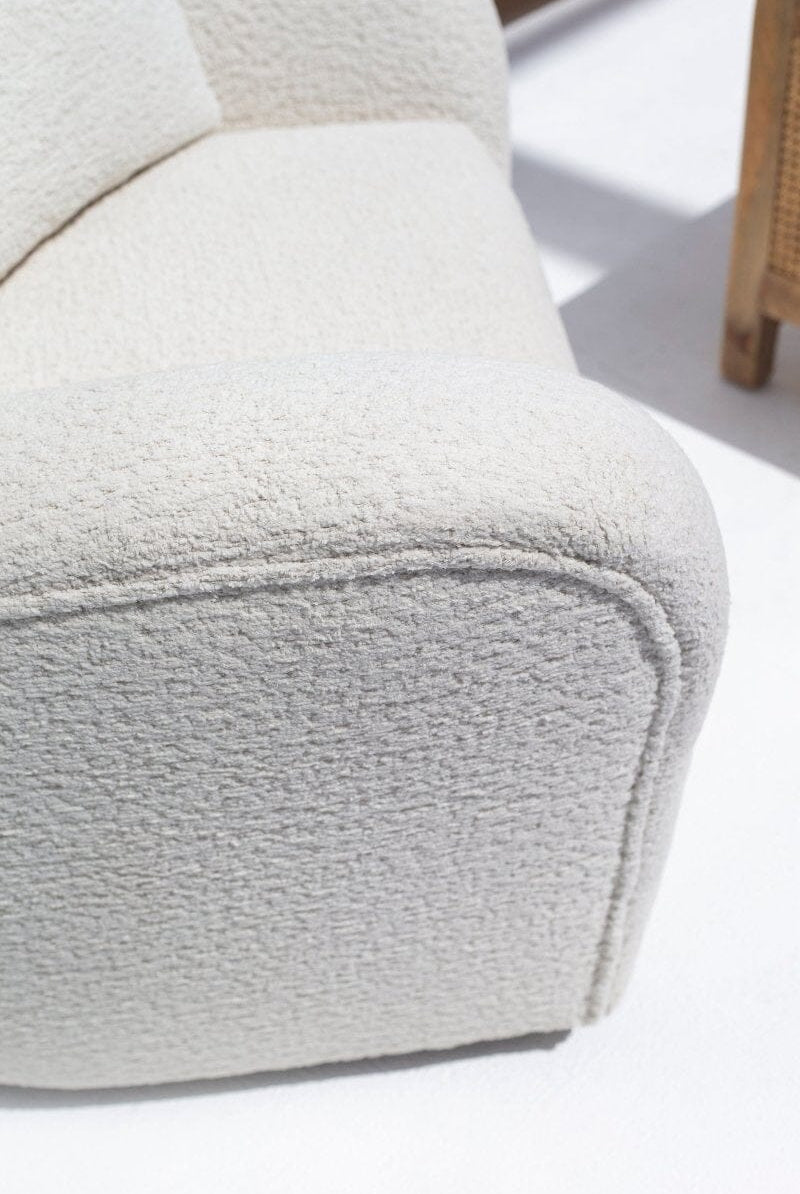 Sicily Boucle Sofa Chair with Arms Homekode