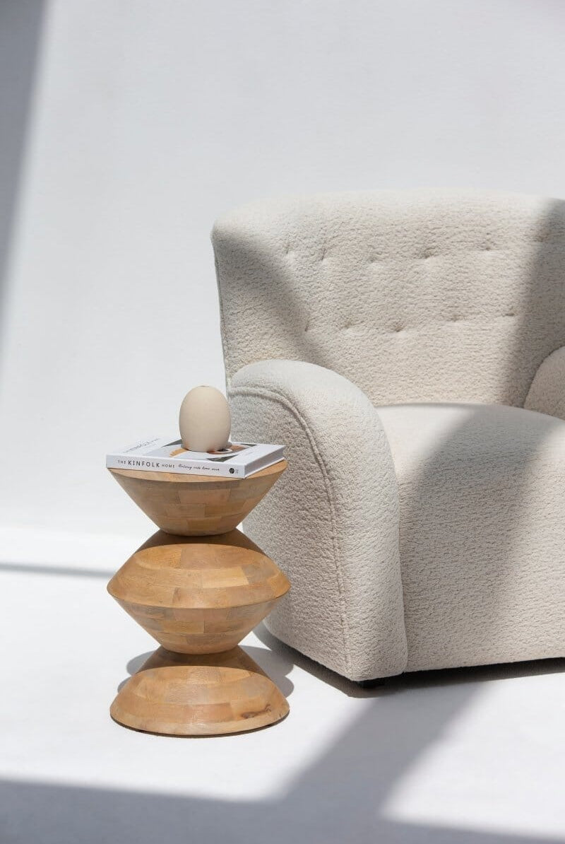 Sage Wooden Side Table (2 Sizes)