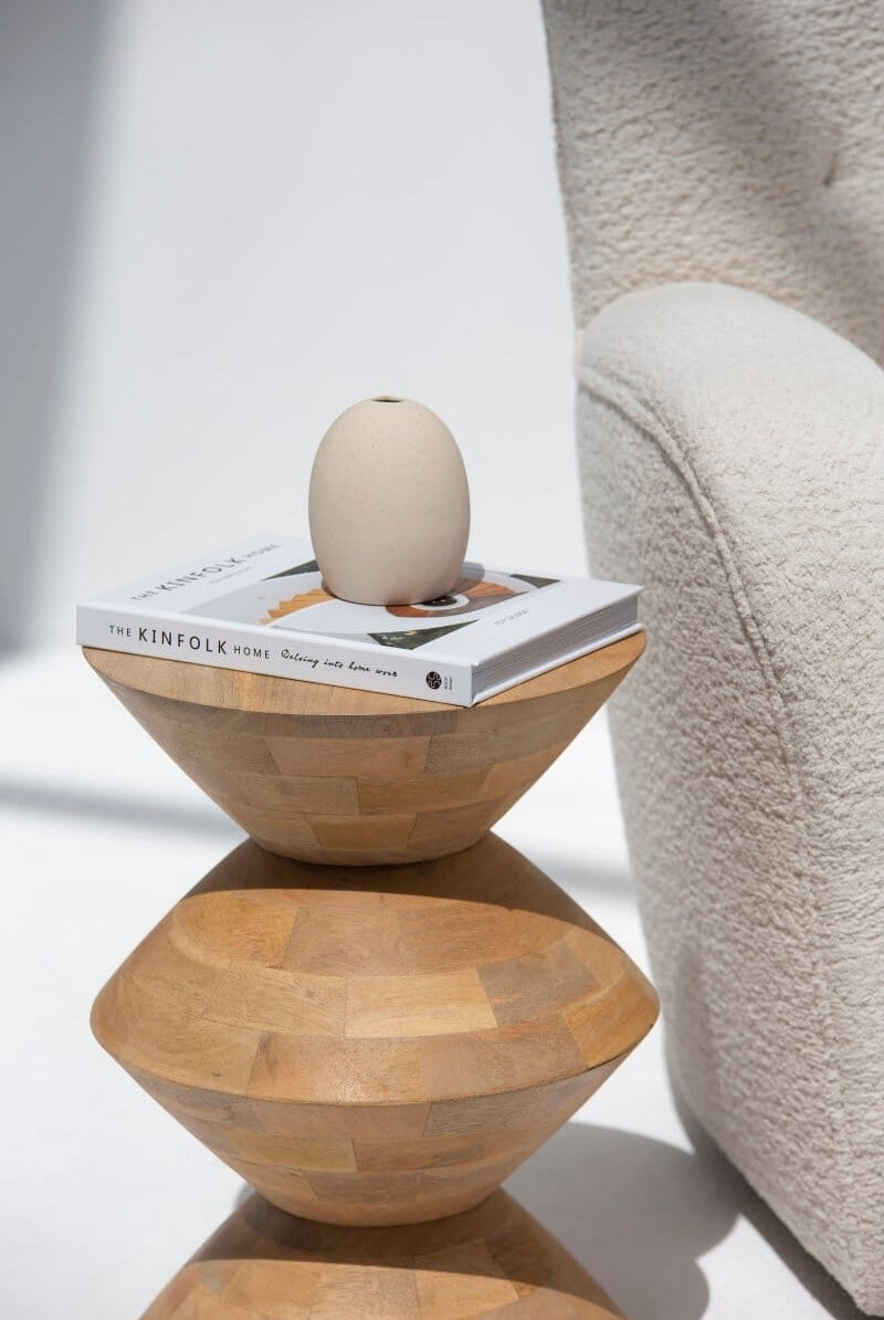 Sage Wooden Side Table (2 Sizes)