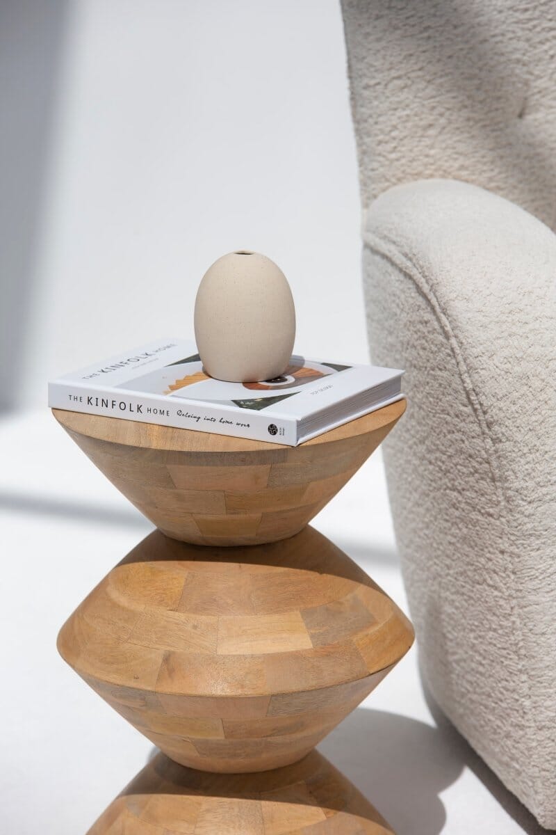 Sage Wooden Side Table (2 Sizes)