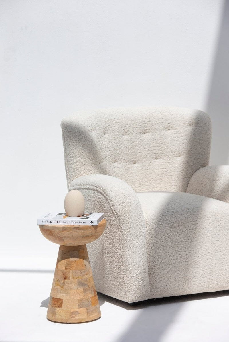 Micaela Wooden Side Table