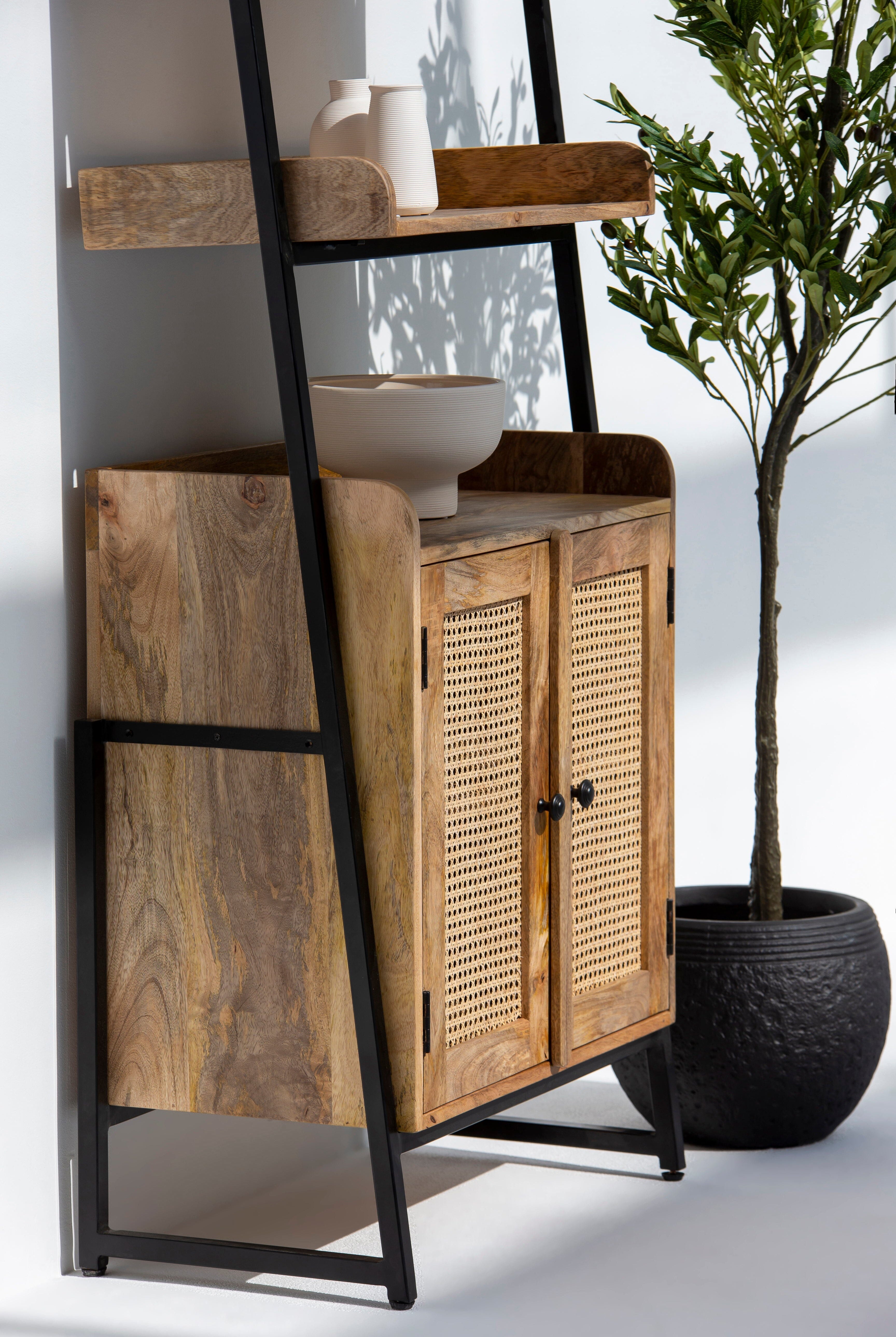 Meltem Rattan Ladder Shelf TWOA