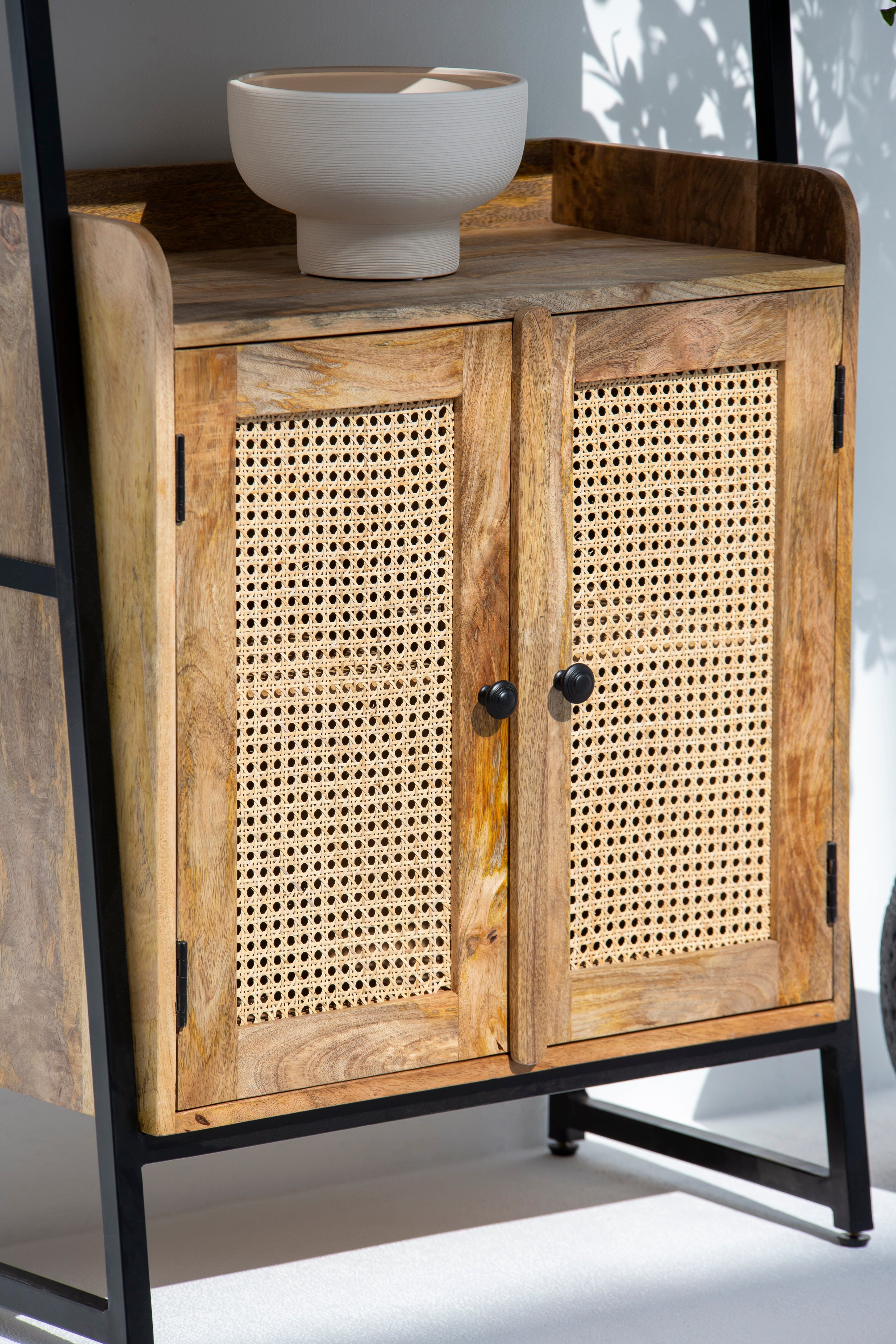 Meltem Rattan Ladder Shelf TWOA