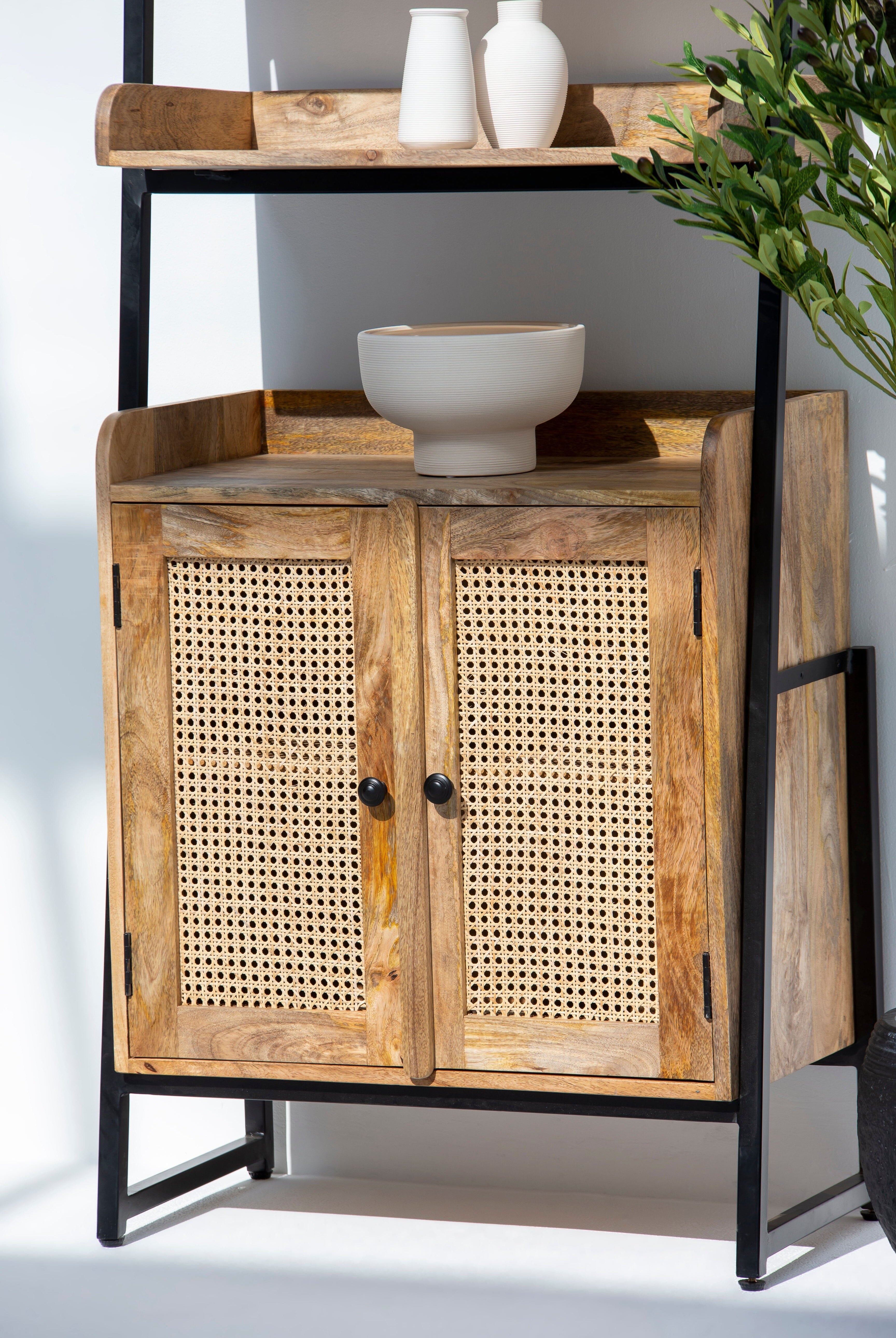 Meltem Rattan Ladder Shelf TWOA