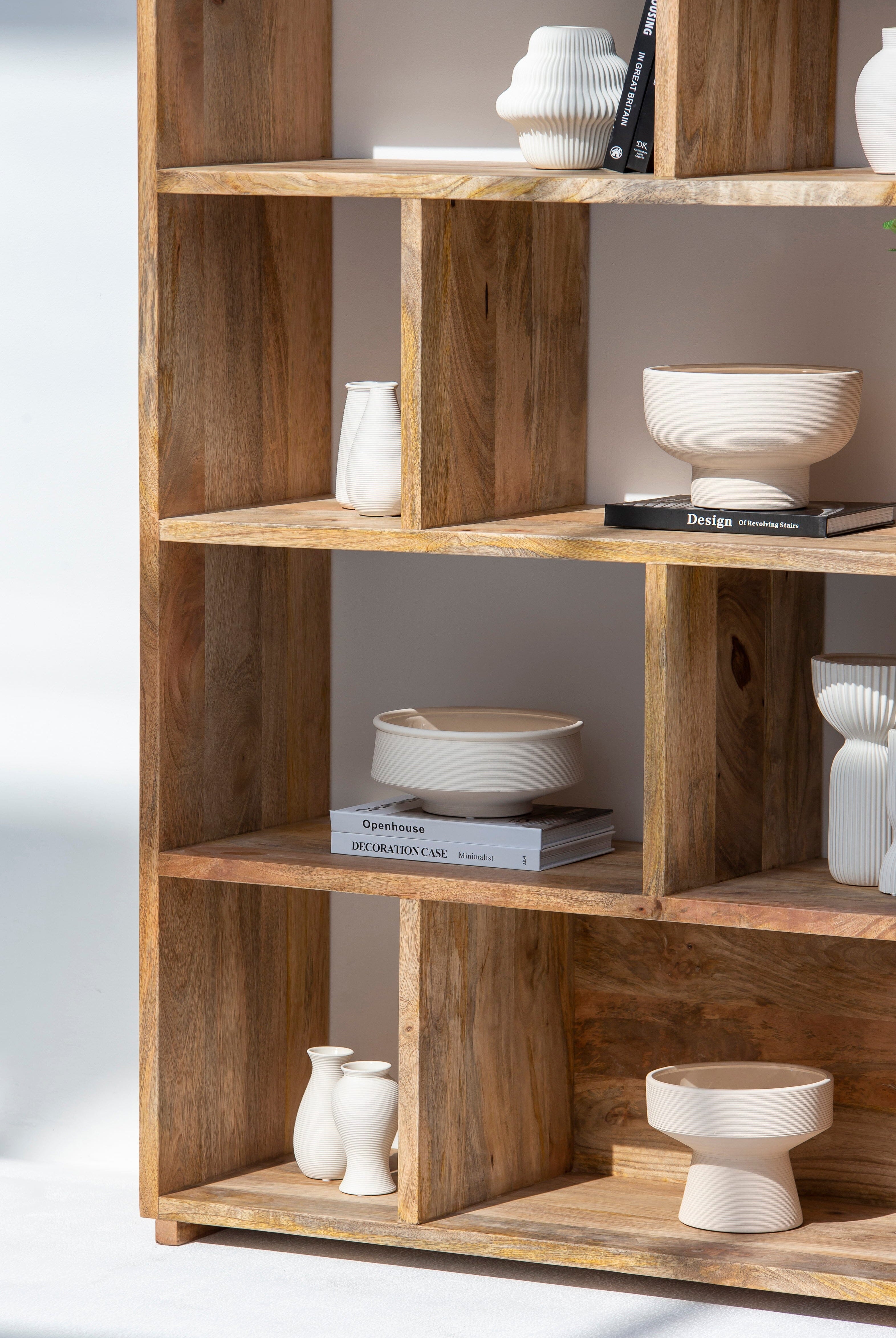 Adele Wooden Display Shelves Unit TWOA