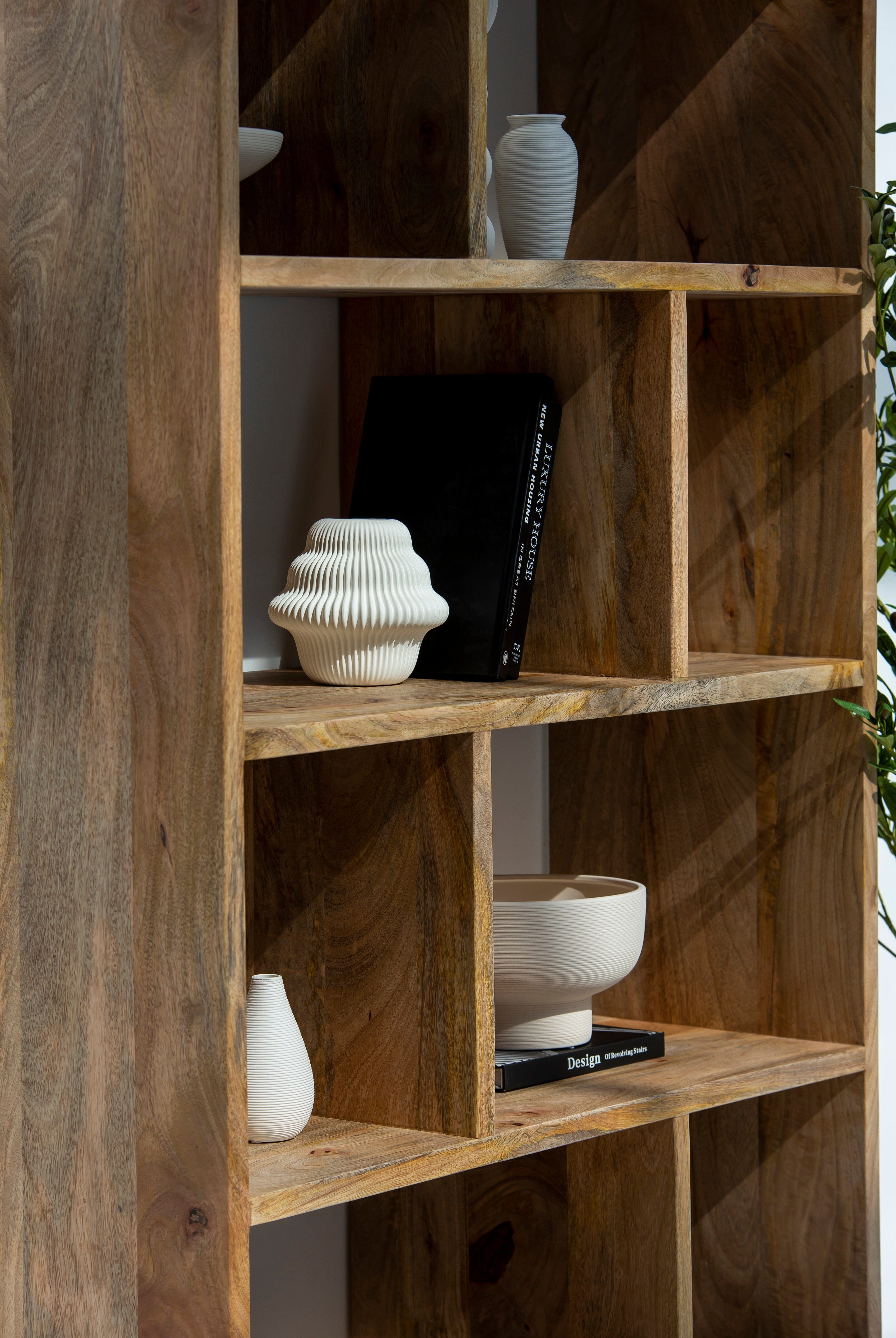 Adele Wooden Display Shelves Unit TWOA