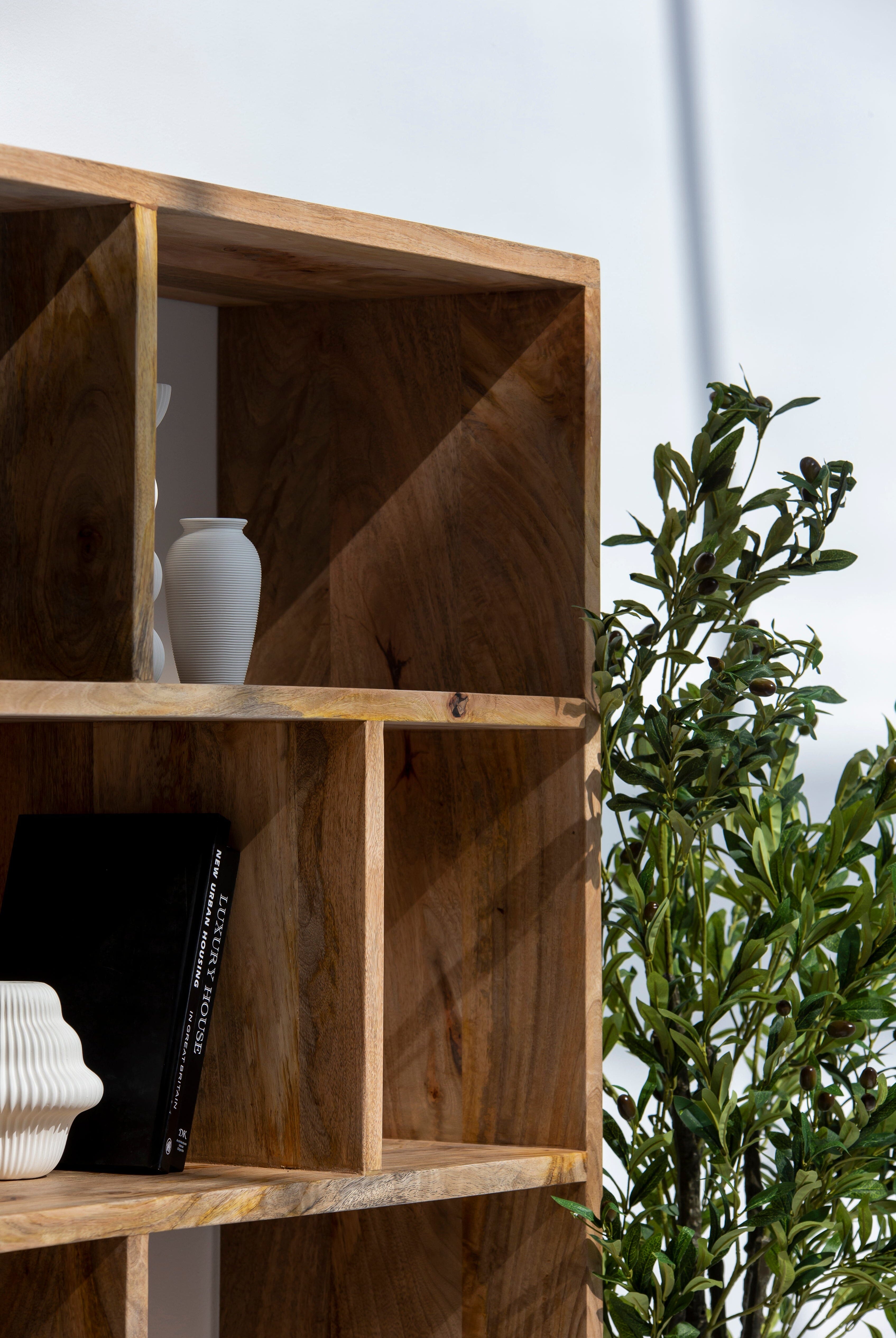 Adele Wooden Display Shelves Unit TWOA