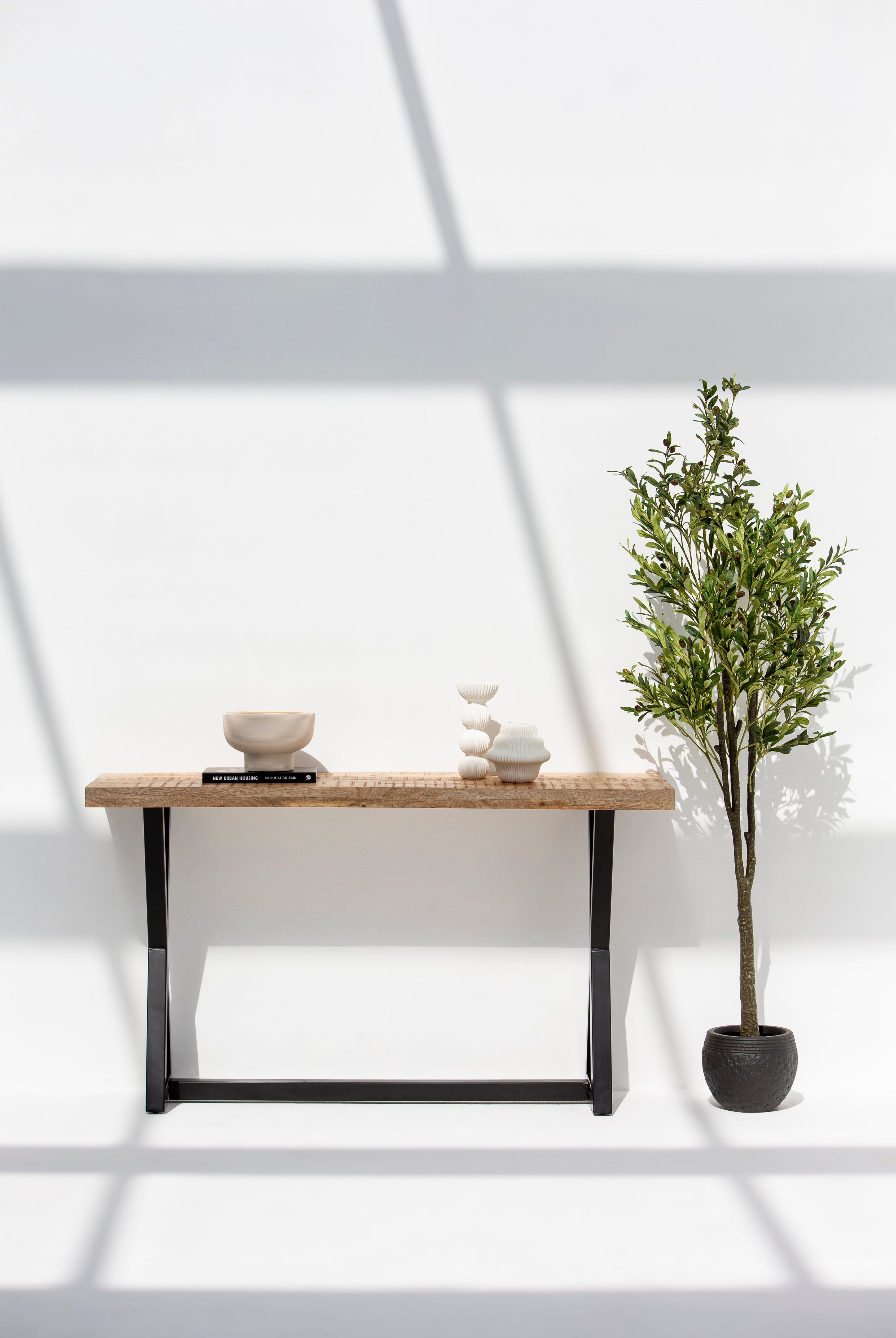 Wooden X Legs Console TWOA