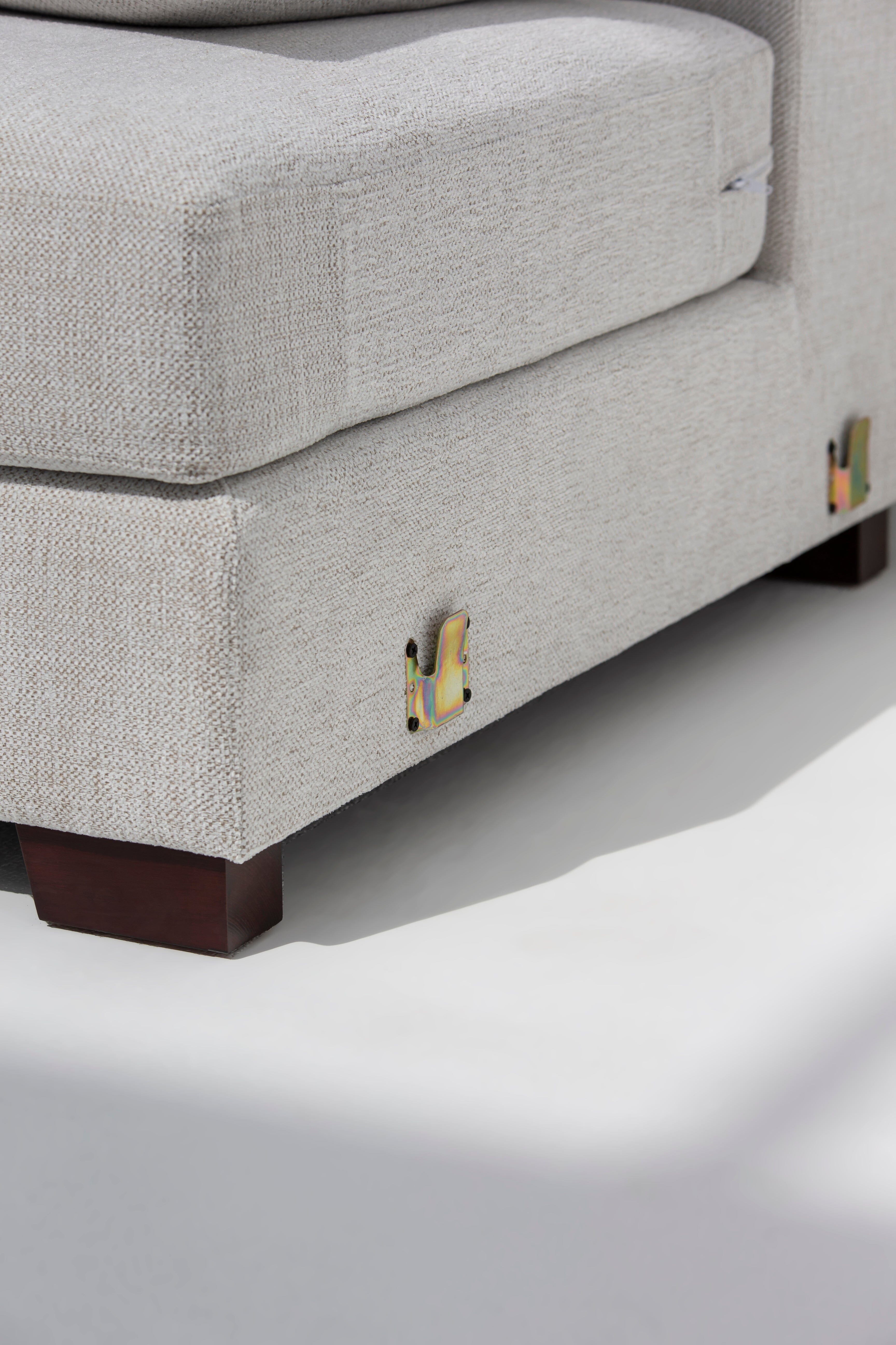 Fiorella Gray Modular Sofa DUR