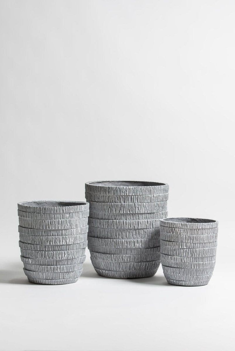 Tiered Circle Ceramic Pot