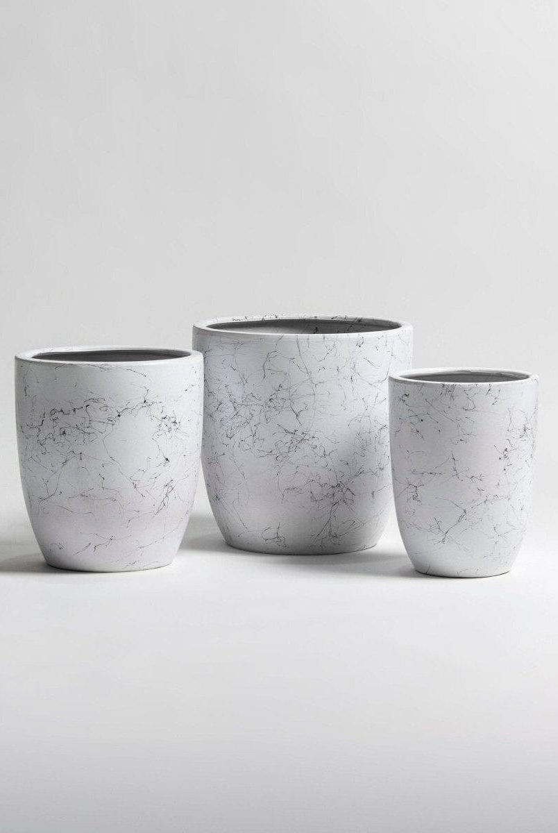 Marble Mist Ceramic Pot II