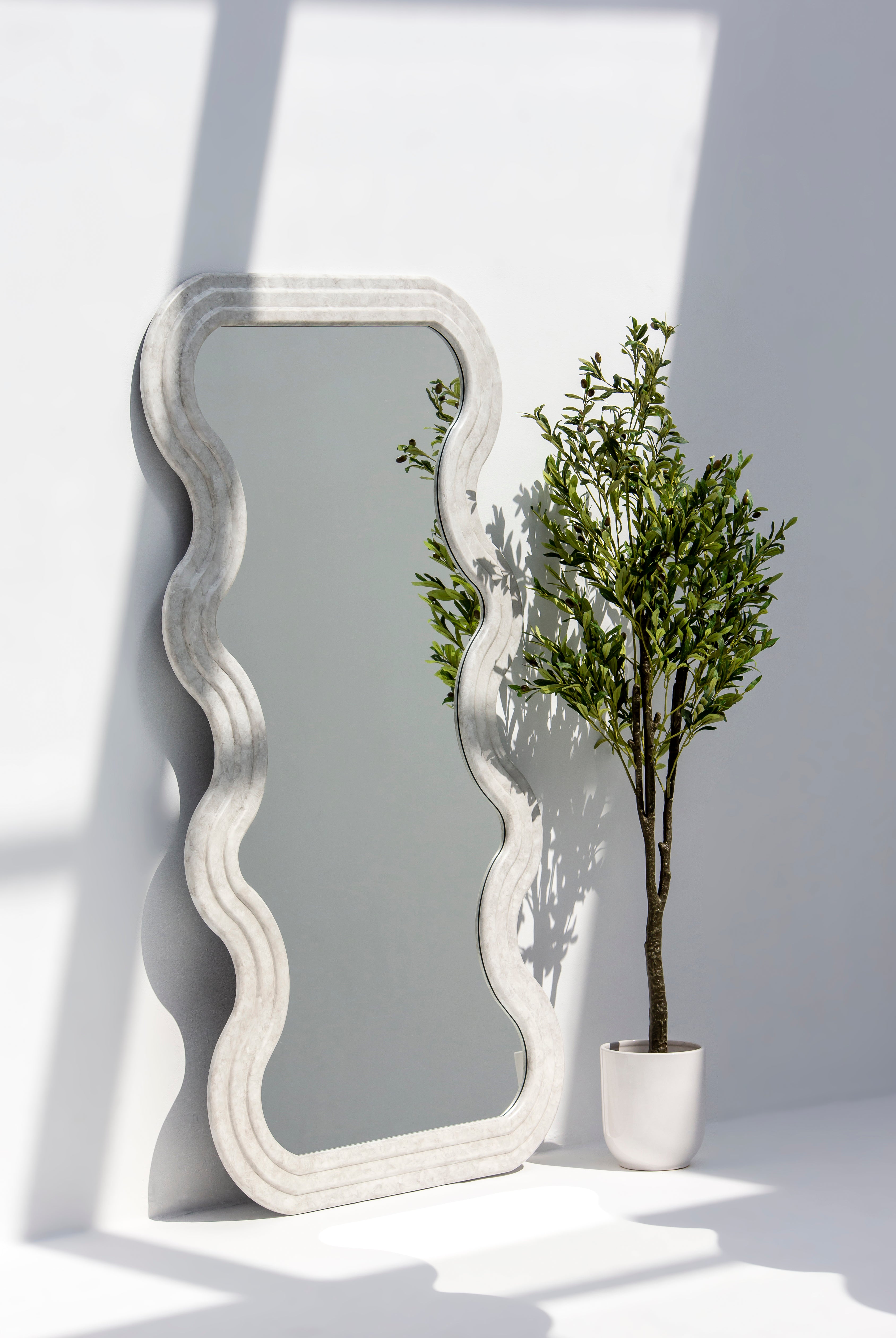 Winora Wavy Frame Wall Mirror