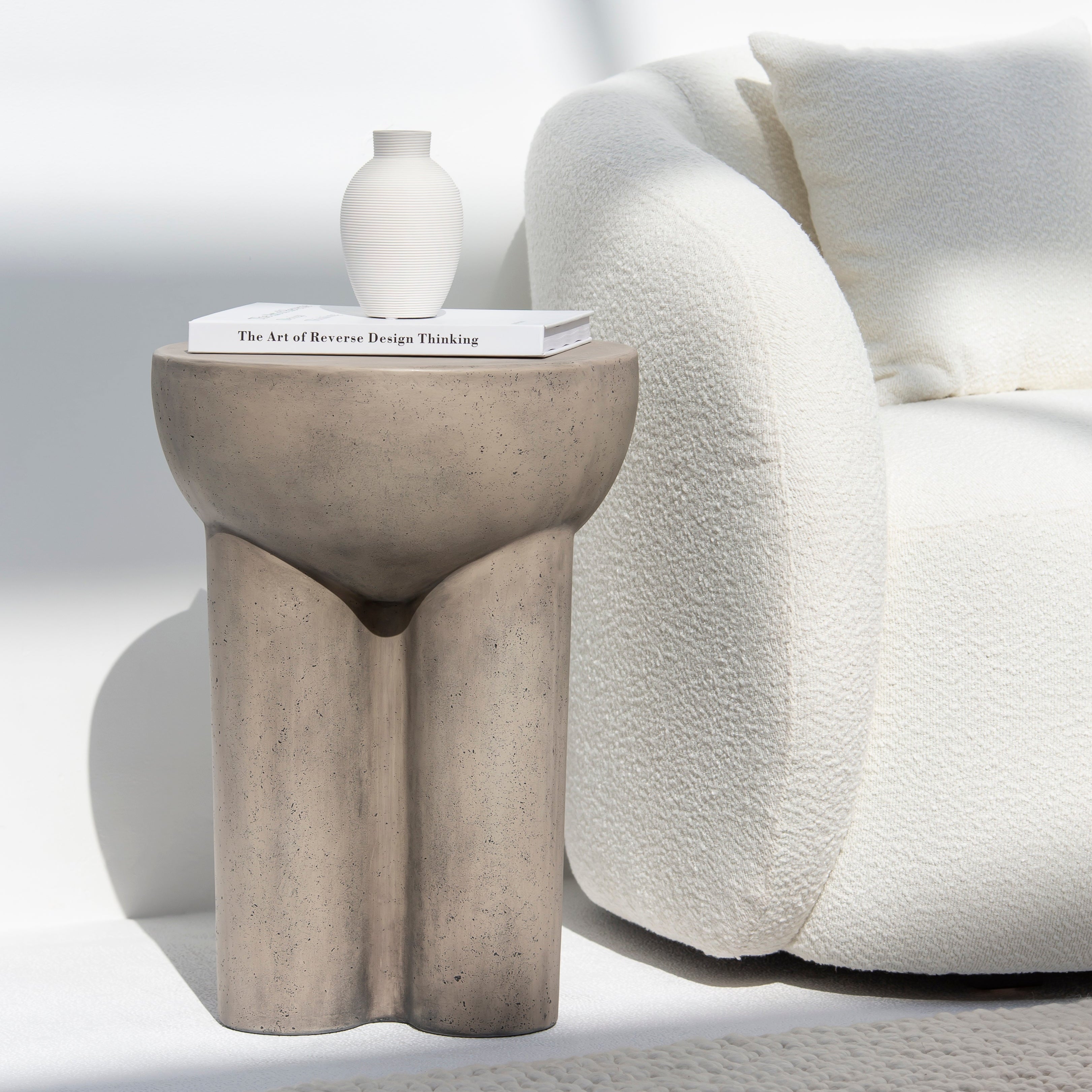 Sila Concrete Side Table