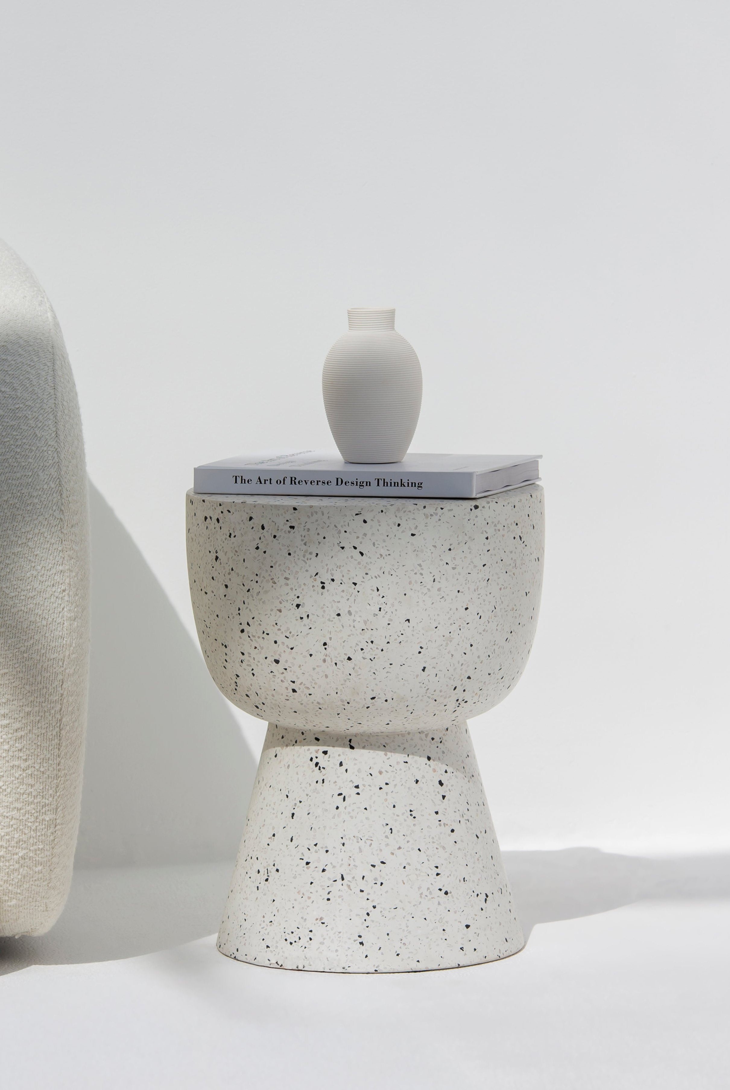 Hilary Terrazzo Concrete Side Table