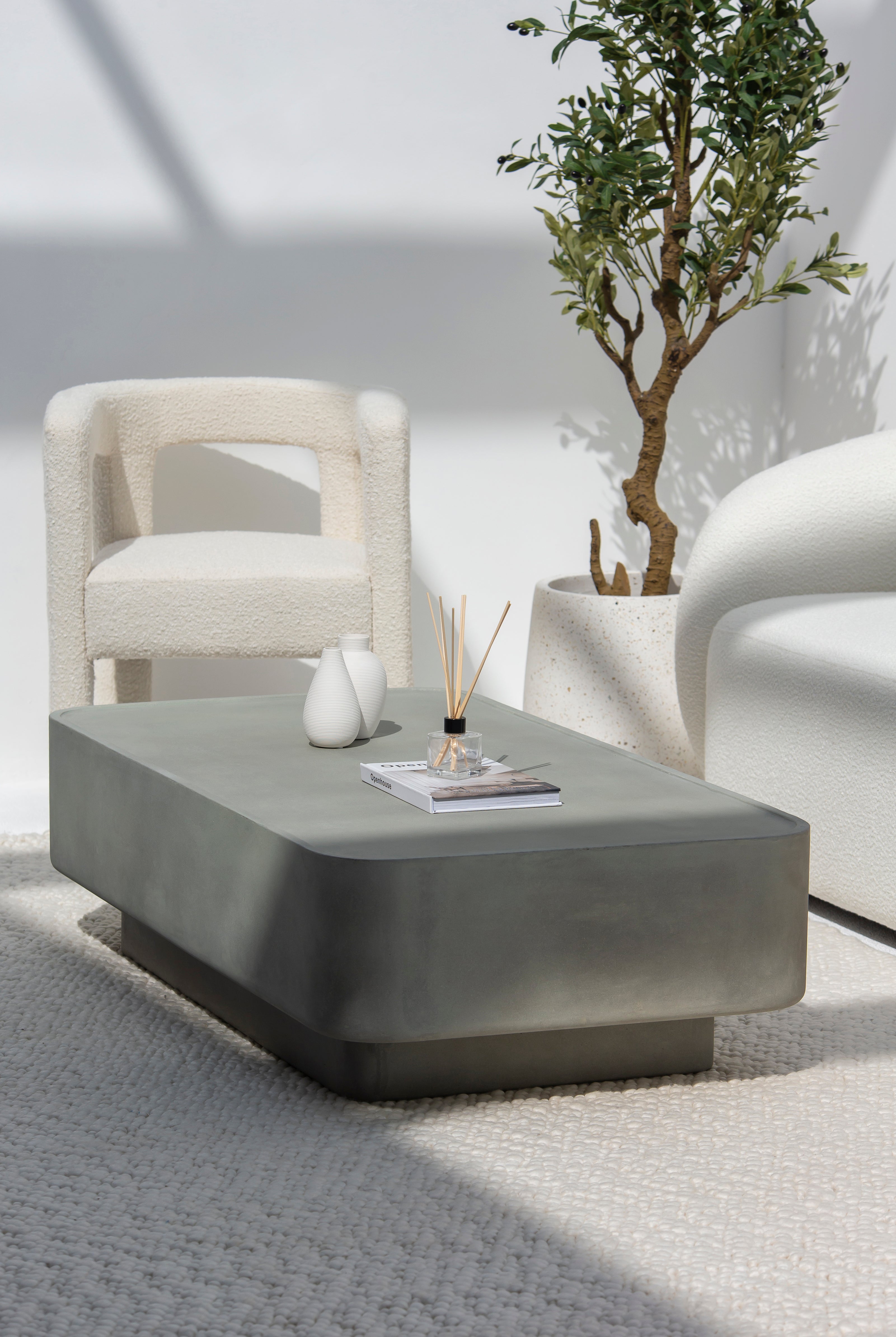Blanca Concrete Coffee Table