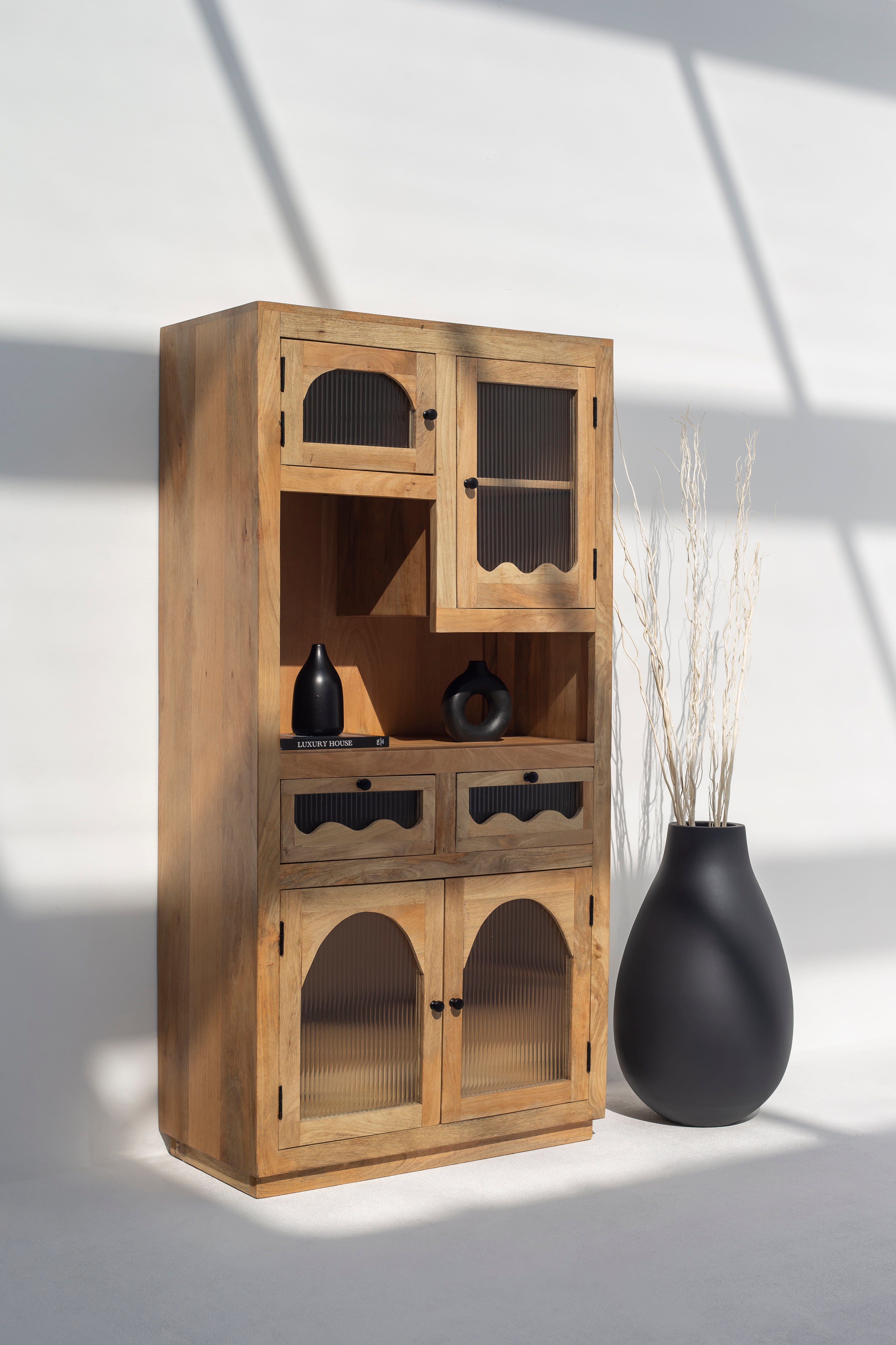 Monelle Wooden Display Cabinet