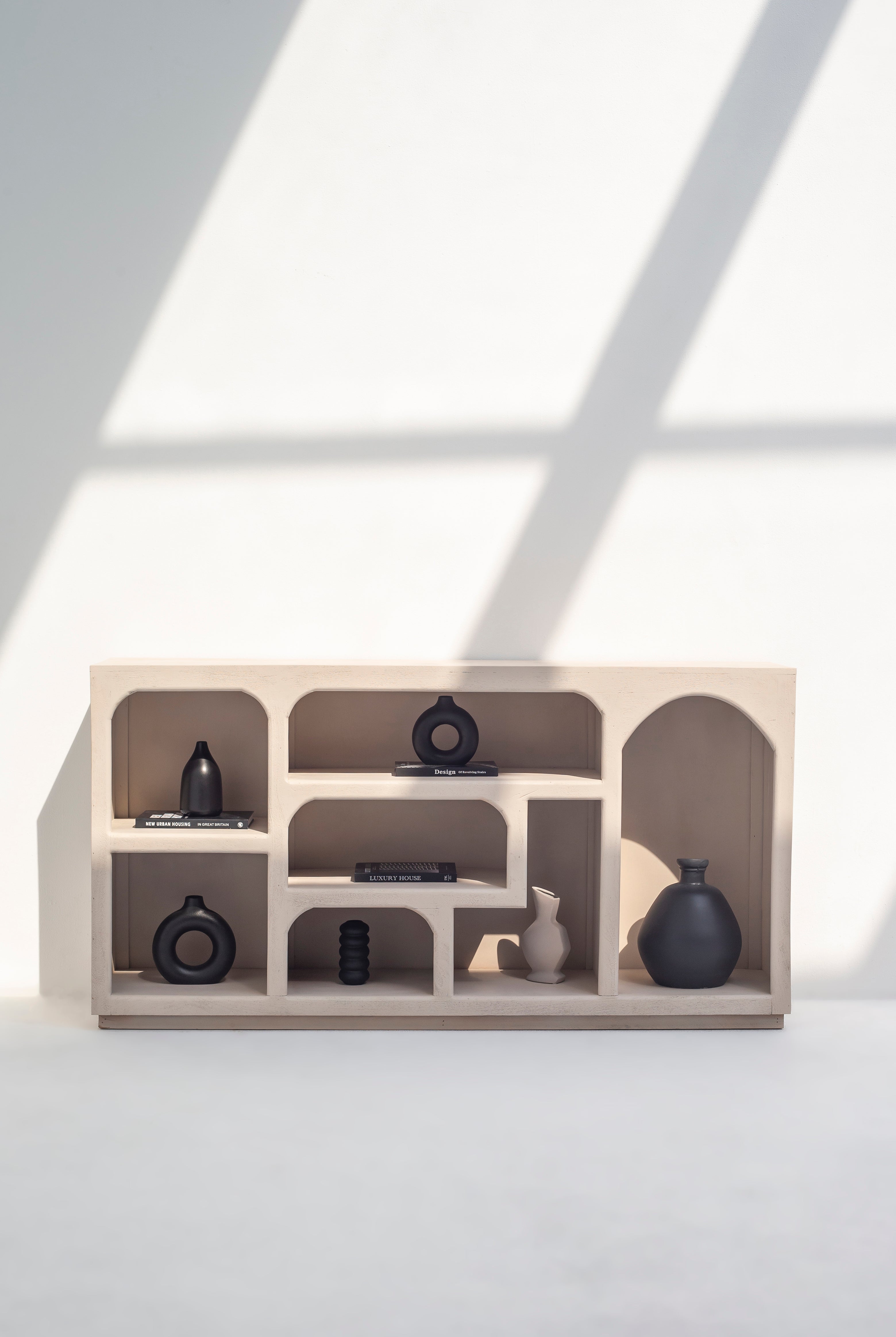 Vilnius Beige Wooden Display Console