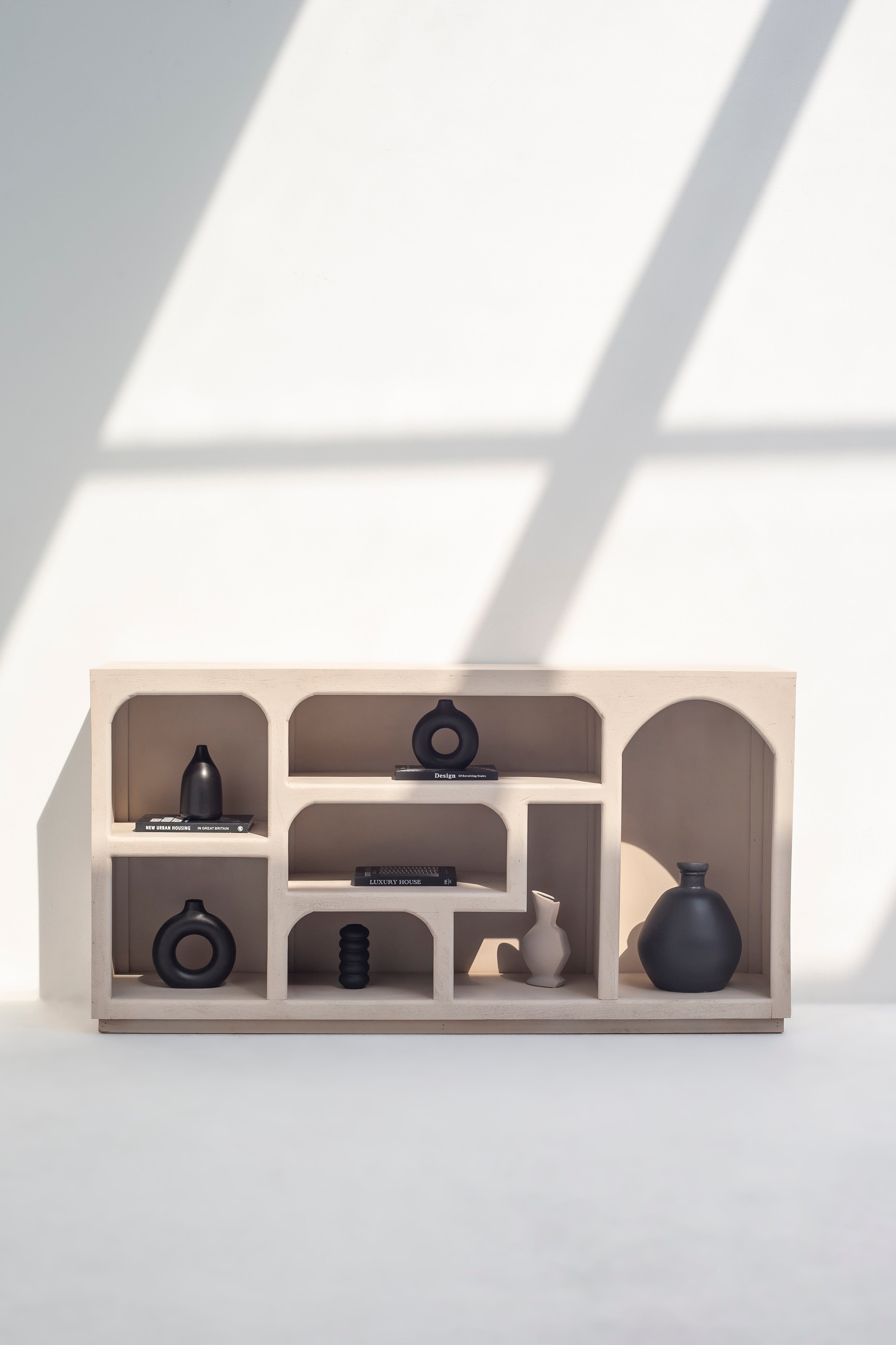 Vilnius Beige Wooden Display Console