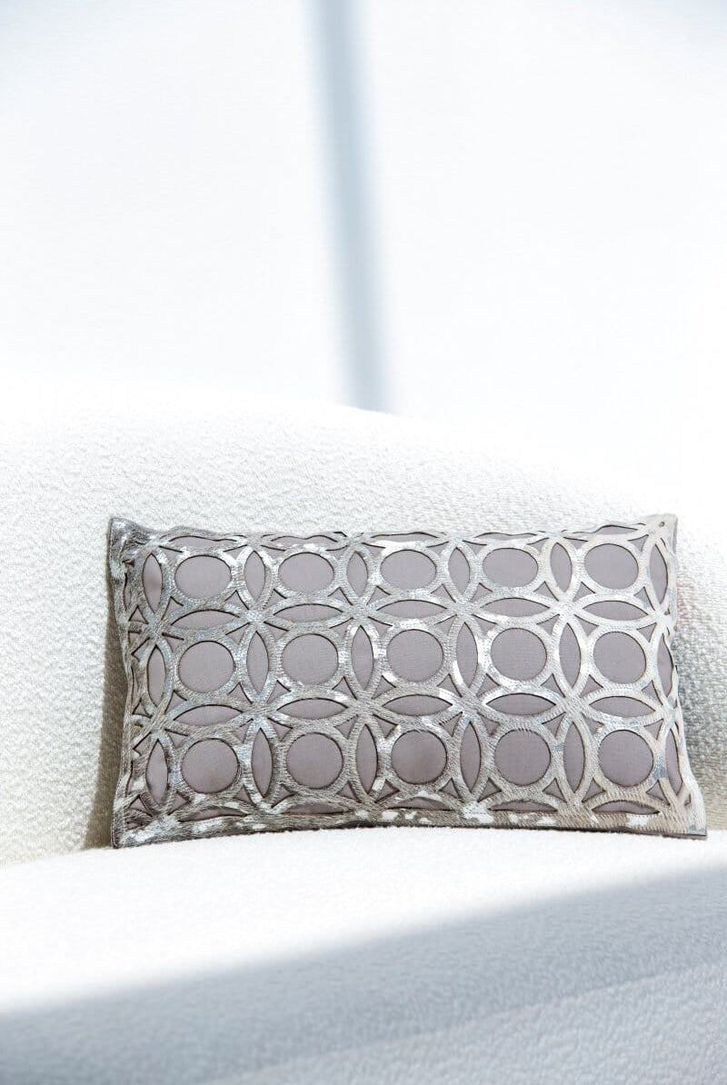 Sequined Patterned Cushion With Filler (30x50 CM) Cushion -- Cushion With Filler