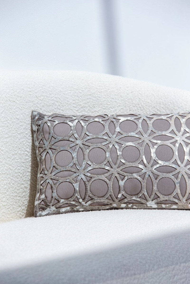 Sequined Patterned Cushion With Filler (30x50 CM) Cushion -- Cushion With Filler