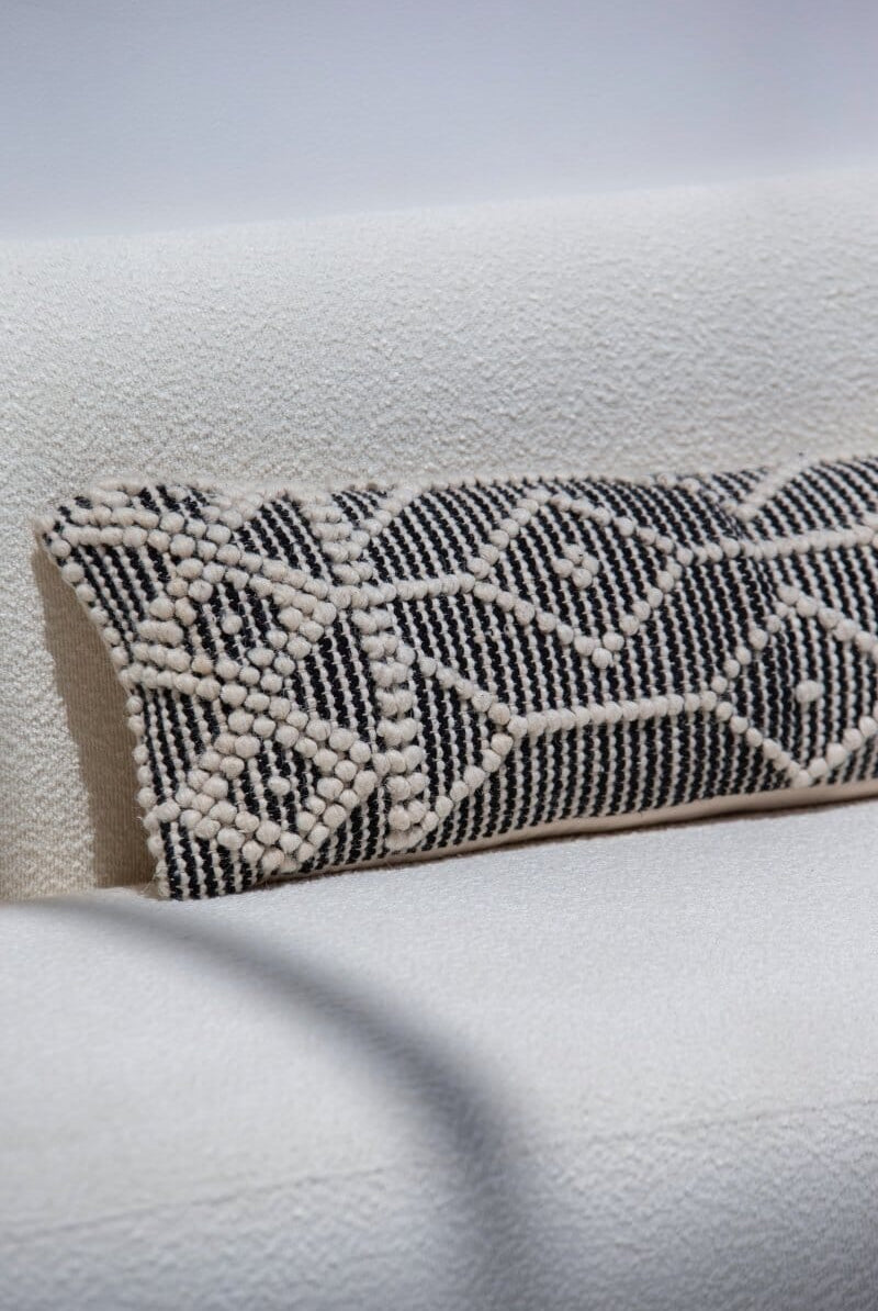 Dotted Long Cushion With Filler (30x90 CM) Cushion -- Cushion With Filler