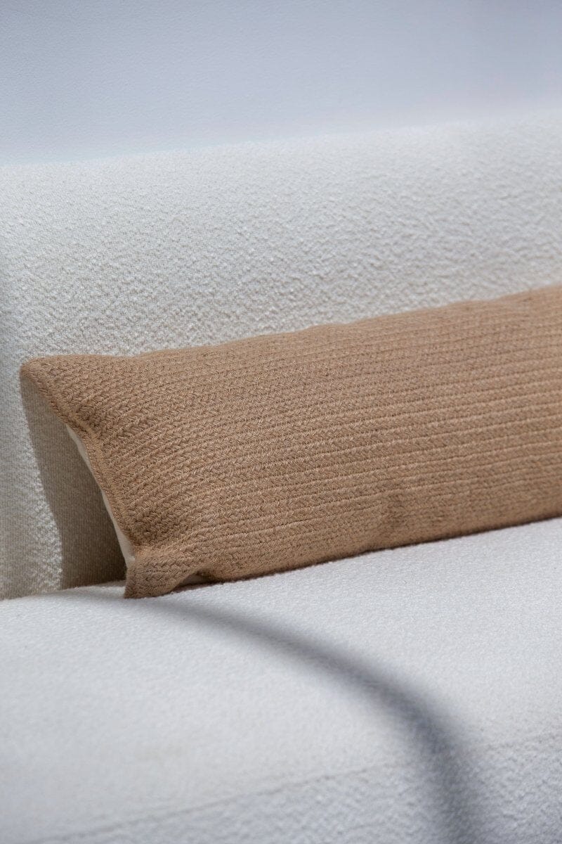 Jute Sutli Long Cushion With Filler (30x90 CM) Cushion -- Cushion With Filler