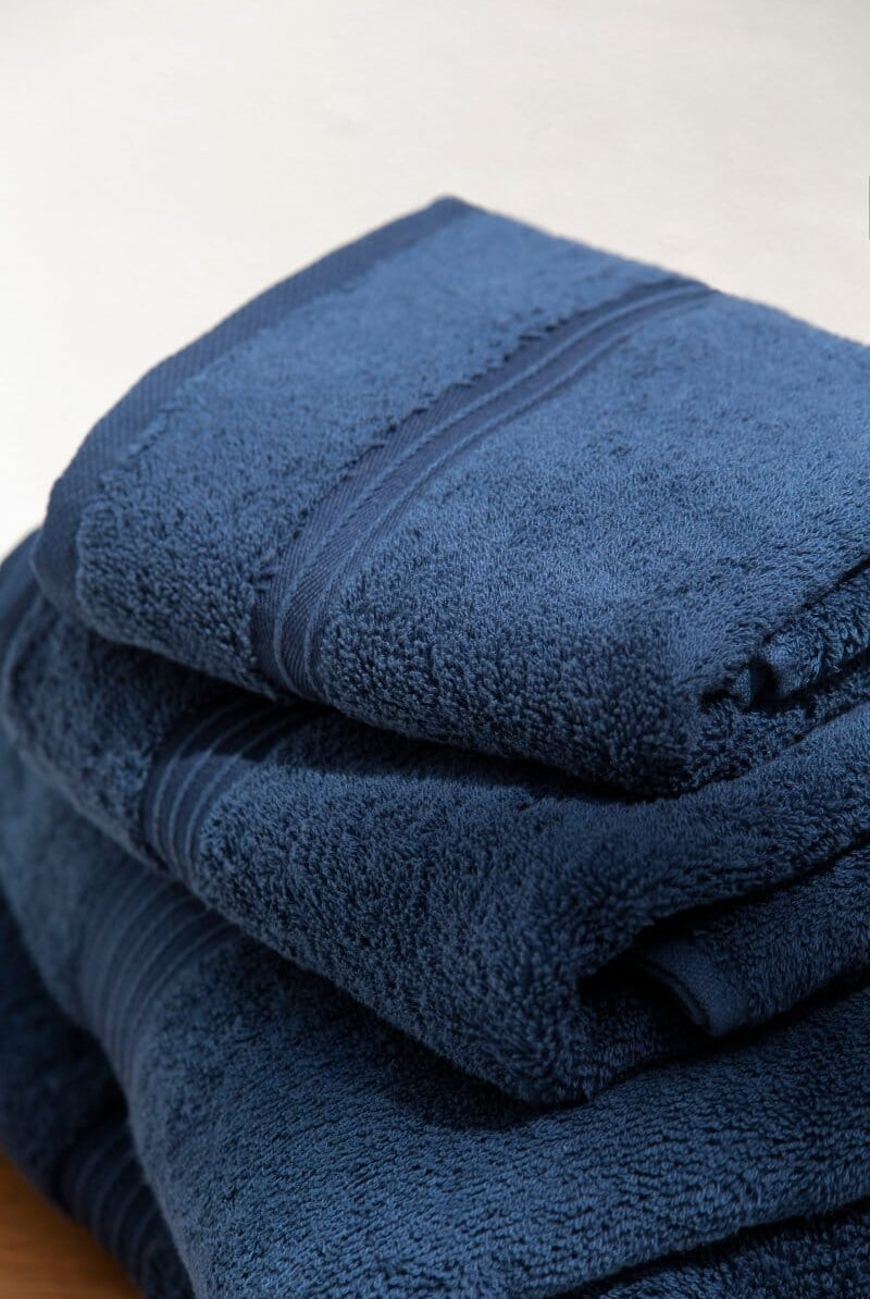 Navy Blue Classic Luxury Hotel Towels