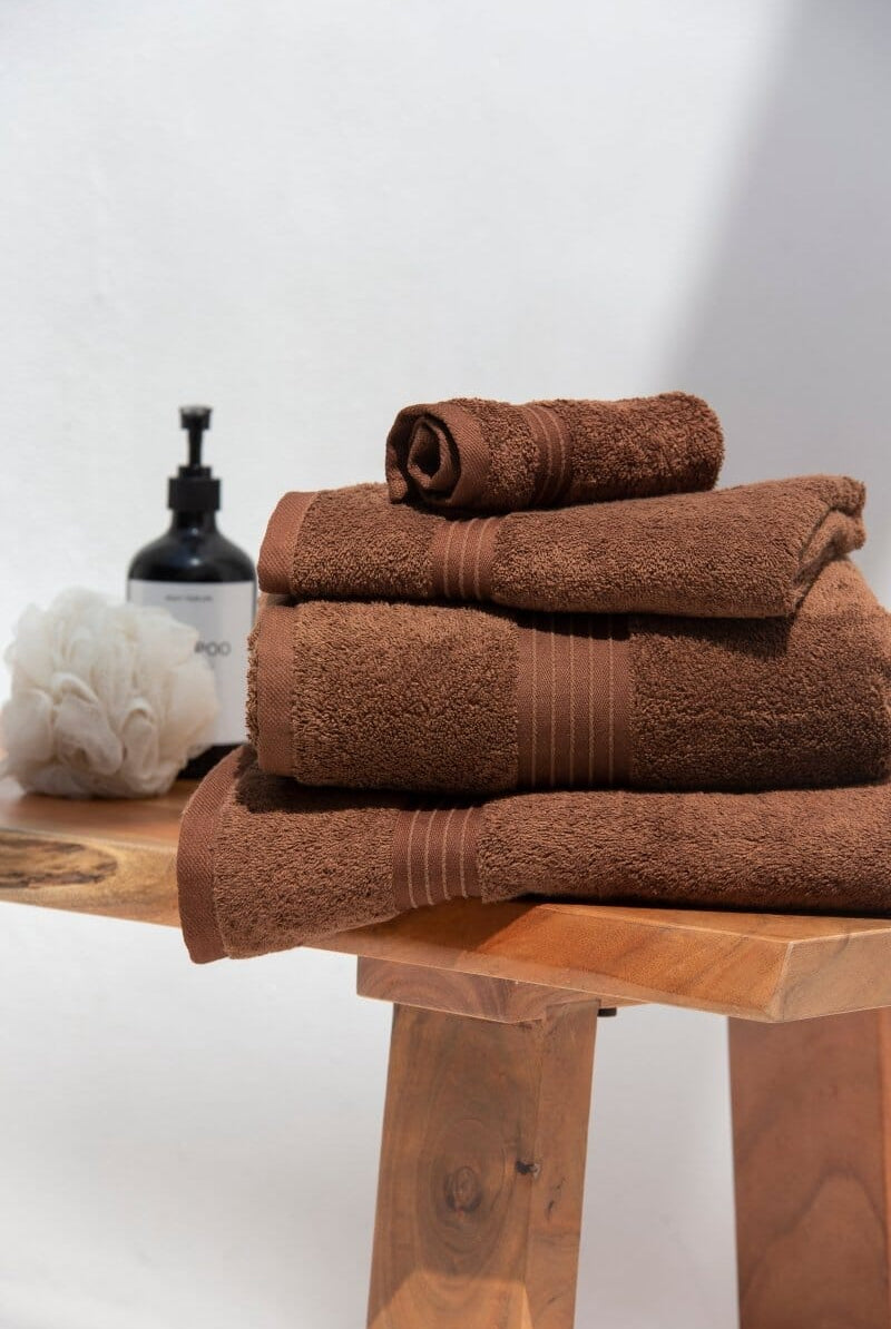 Chocolate Brown Classic Luxury Hotel Towels
