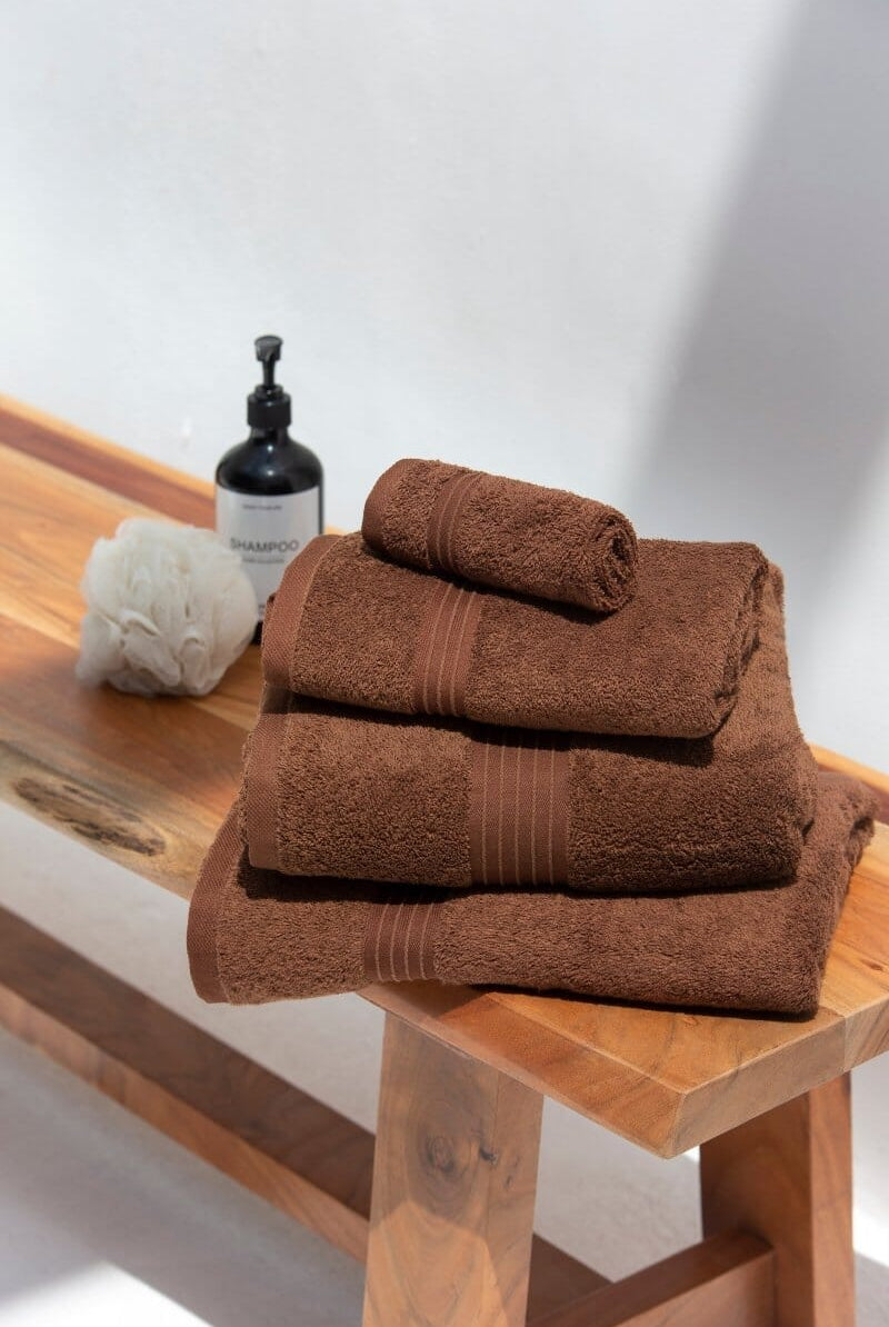 Chocolate Brown Classic Luxury Hotel Towels