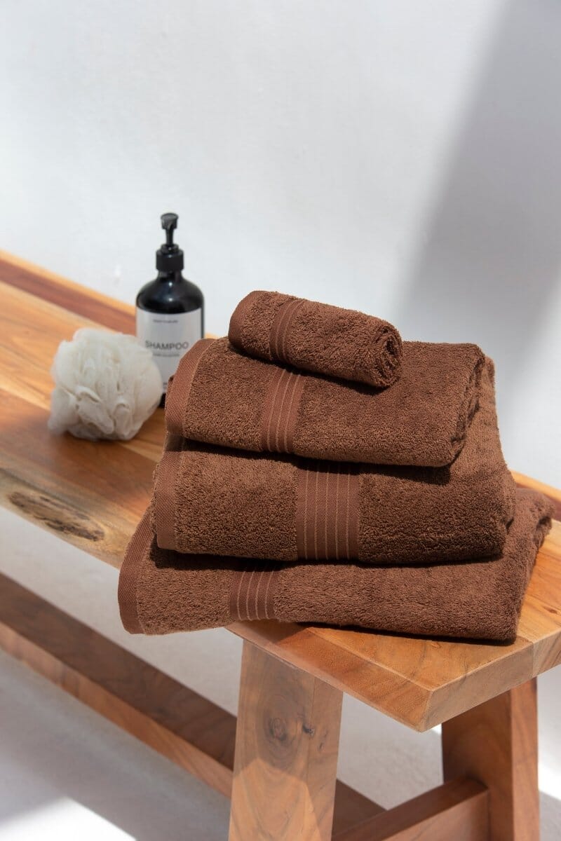 Chocolate Brown Classic Luxury Hotel Towels