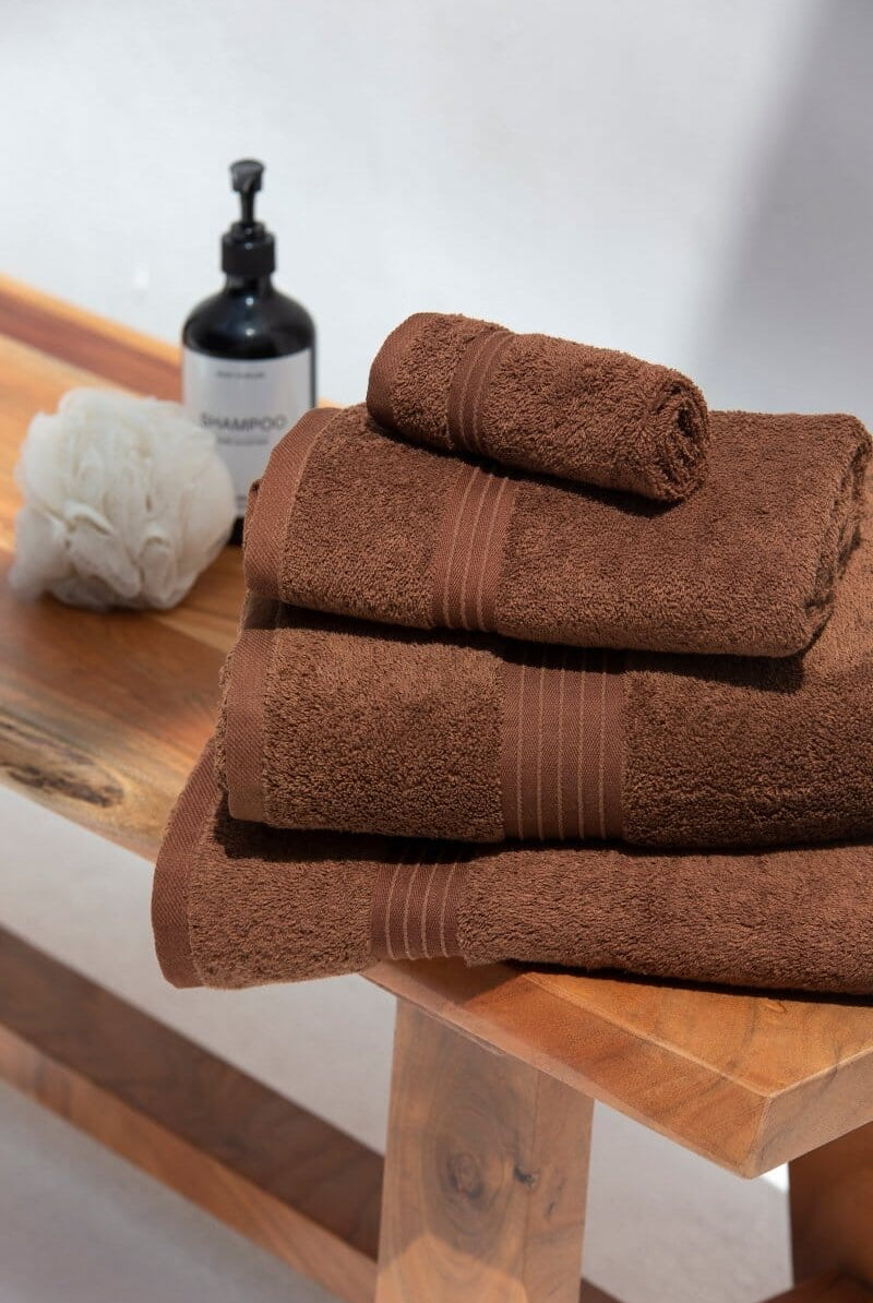 Chocolate Brown Classic Luxury Hotel Towels