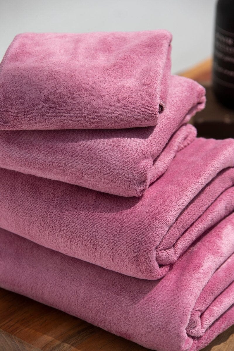 Mauve Pink Microfiber Hotel Towel