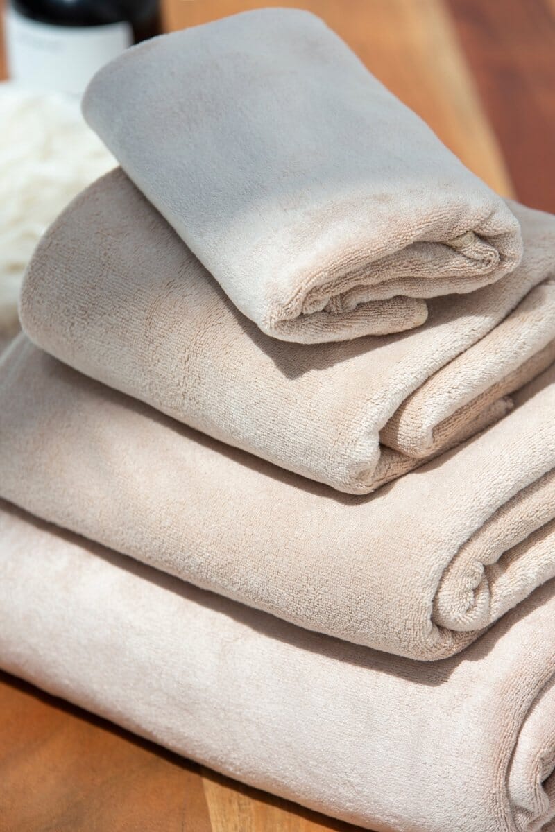 Beige Microfiber Hotel Towel
