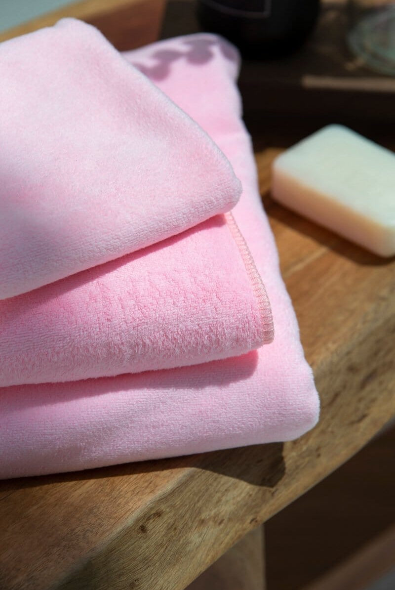 Light Pink Microfiber Hotel Towel