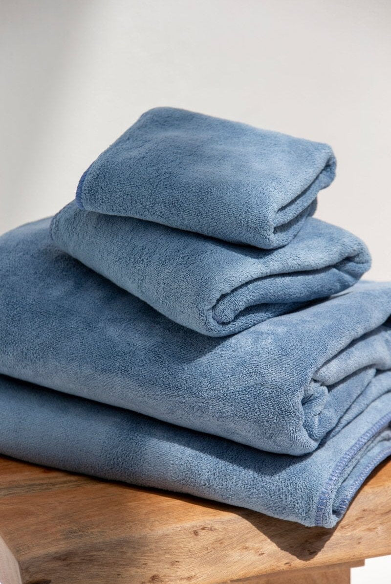 Slate Blue Microfiber Hotel Towel