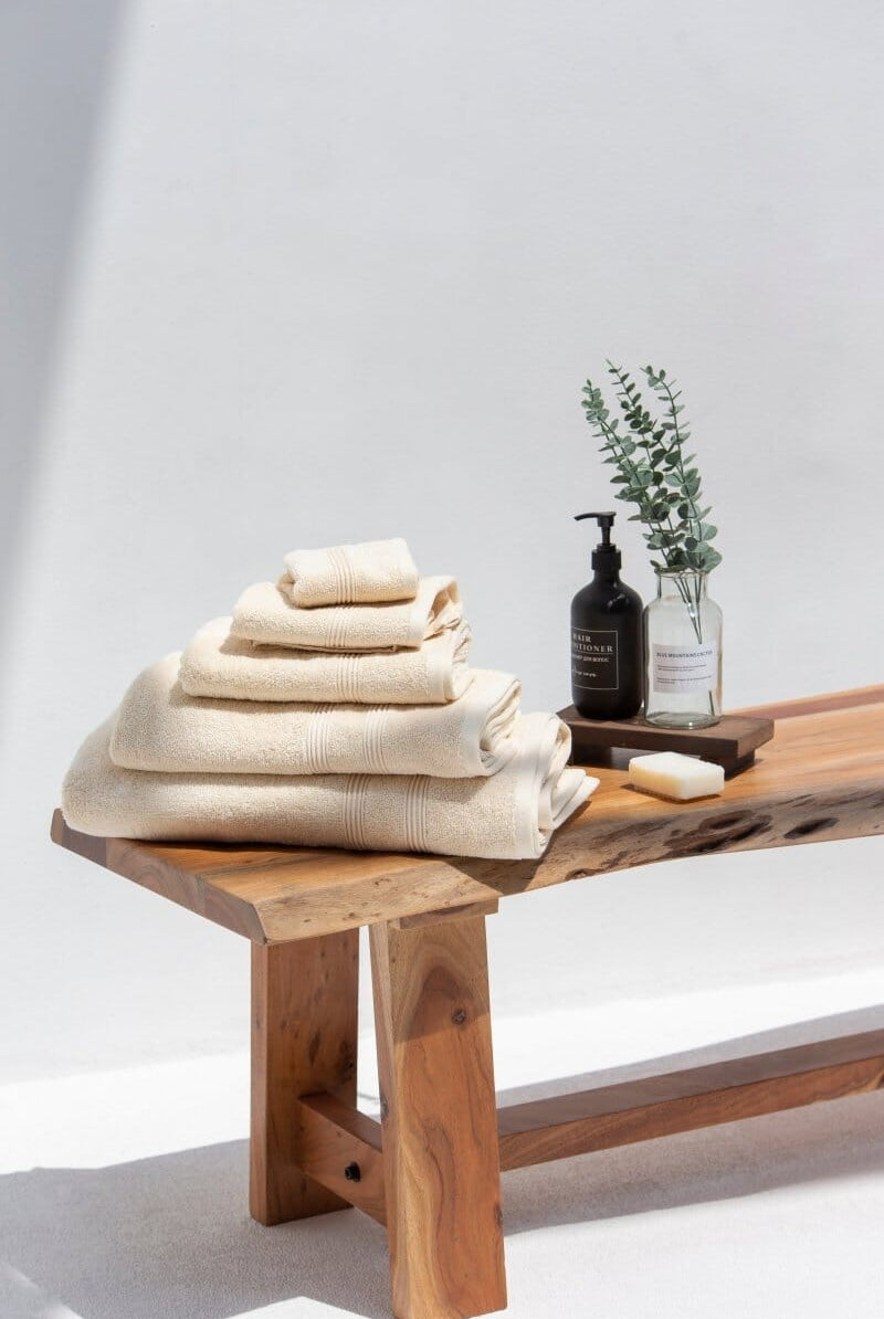 Light Yellow High Quality Hotel Towels