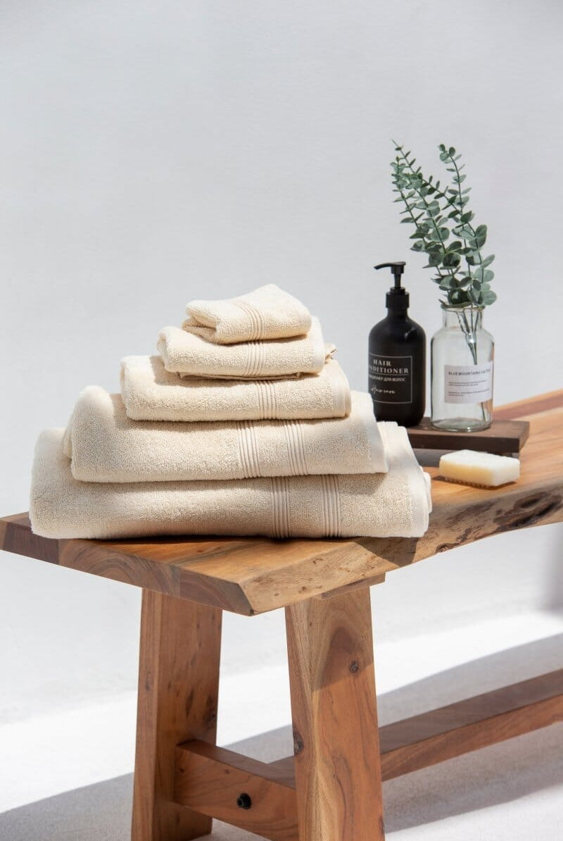 Light Yellow High Quality Hotel Towels