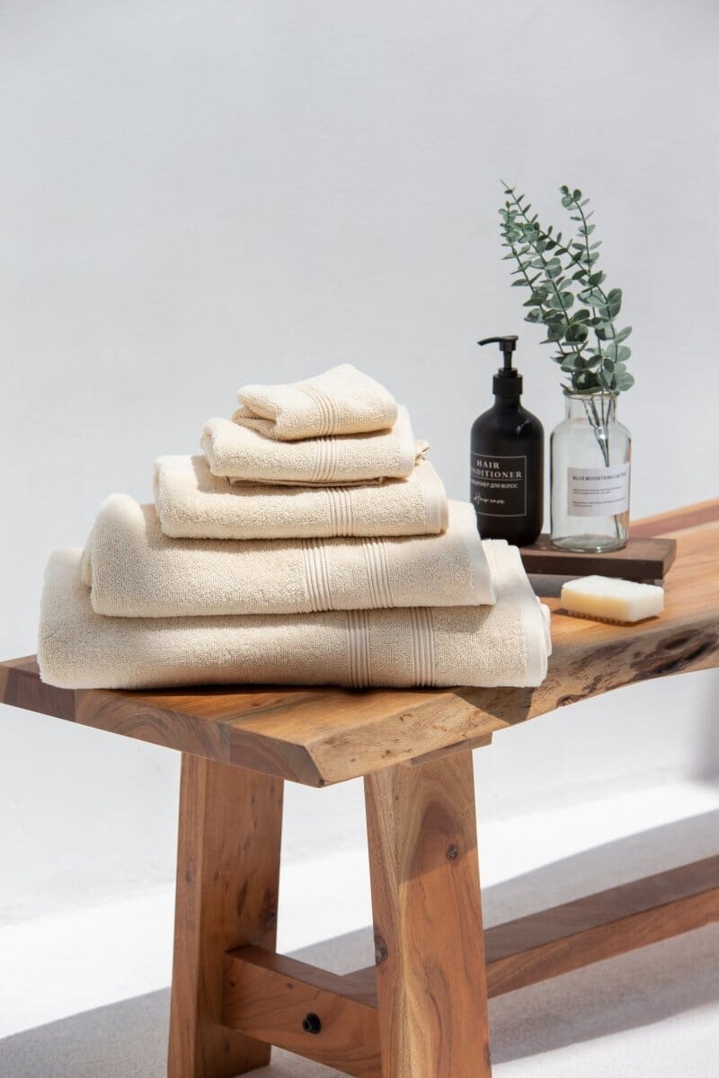 Light Yellow High Quality Hotel Towels