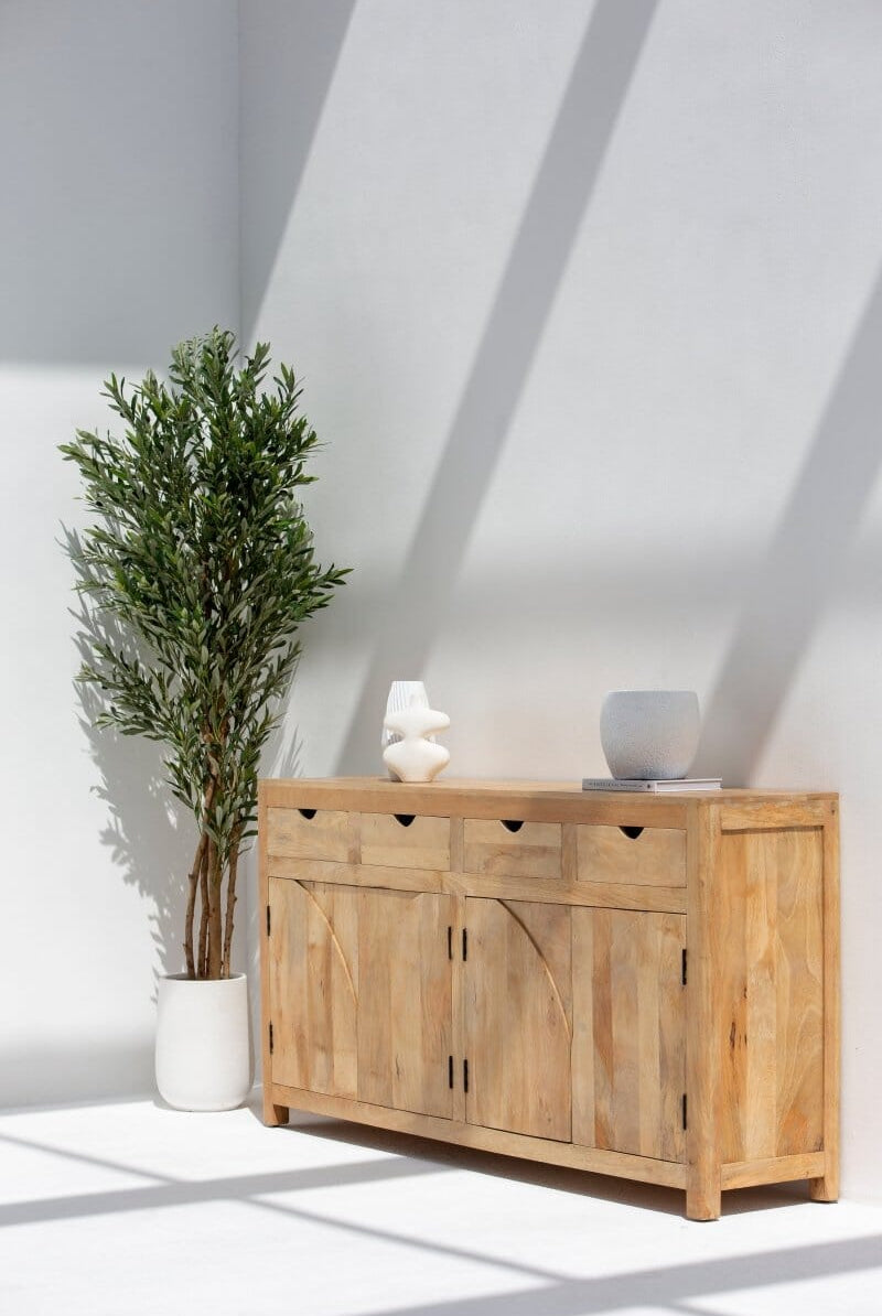 Ketsiya Wooden Sideboard ART