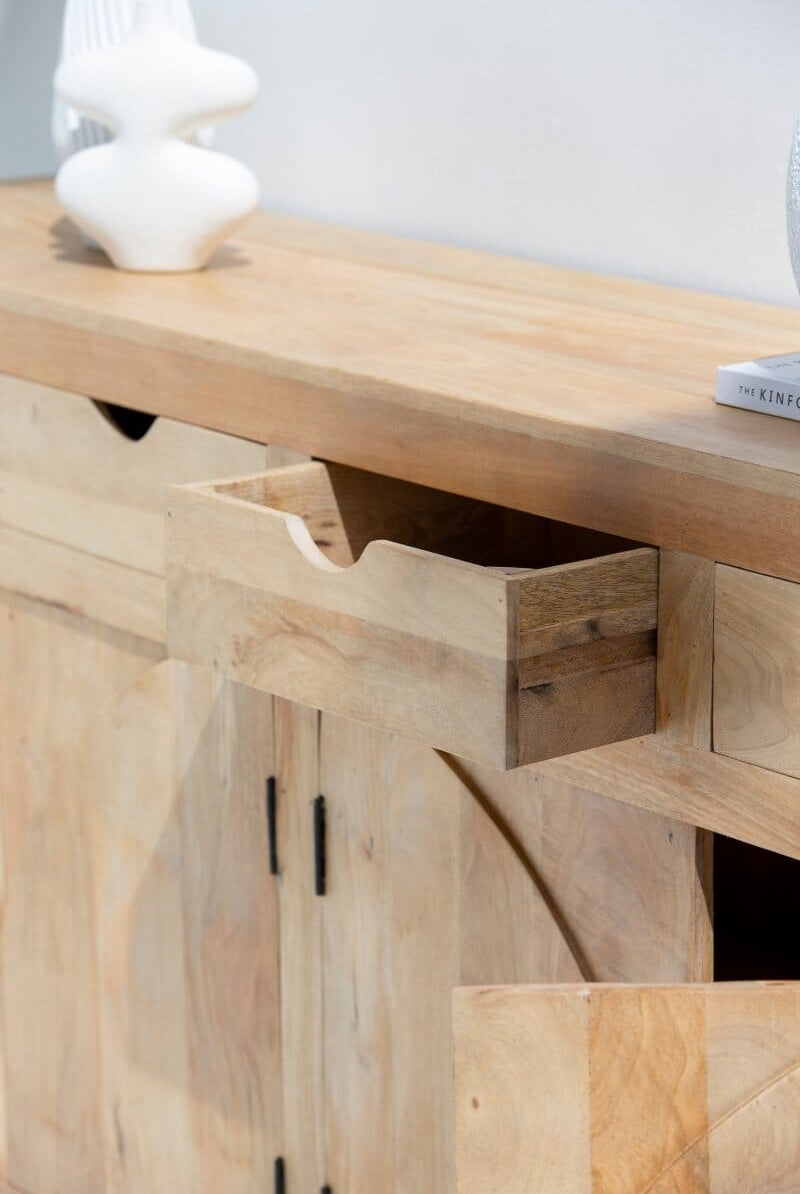 Ketsiya Wooden Sideboard ART