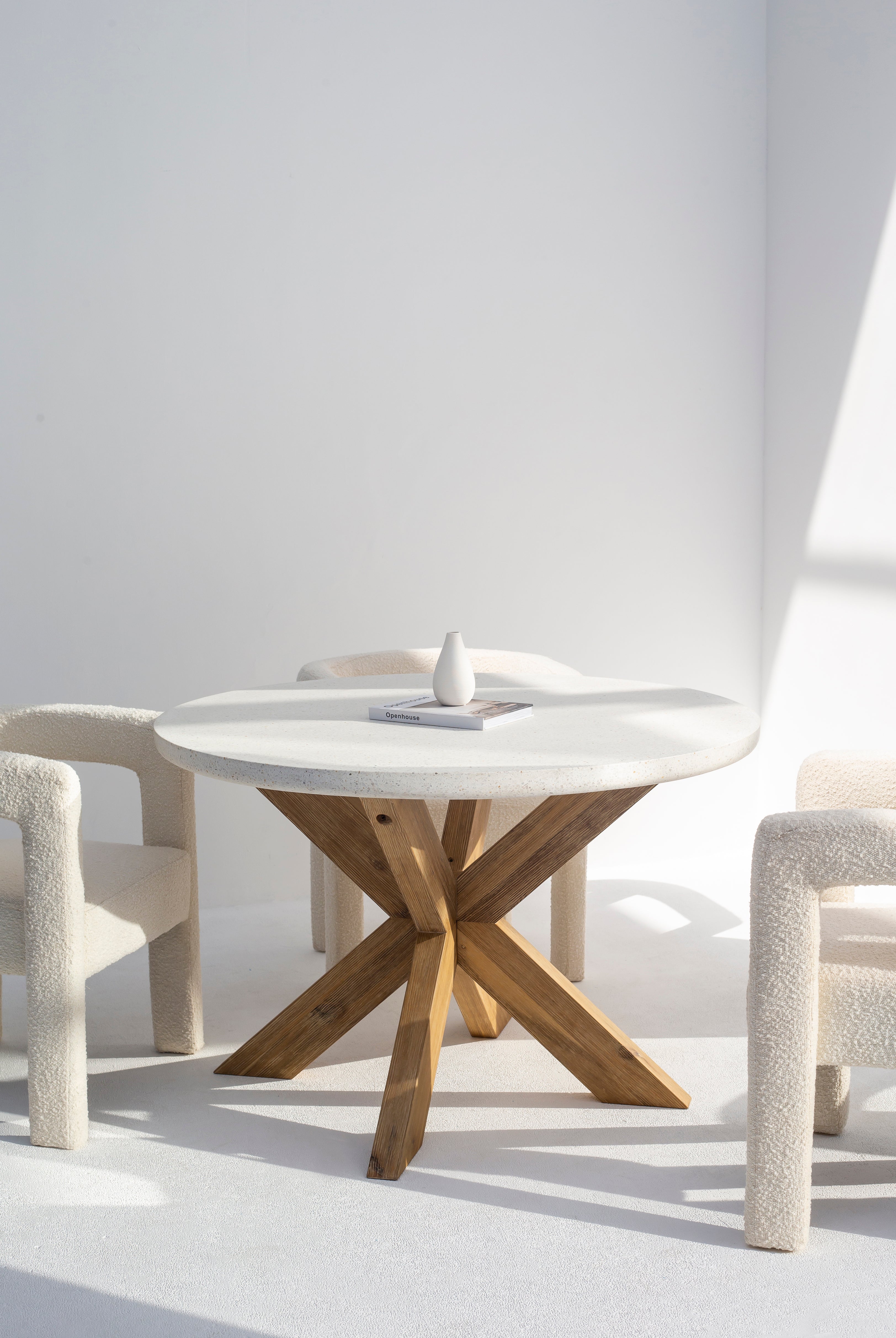 Vino Terrazzo Concrete Dining Table