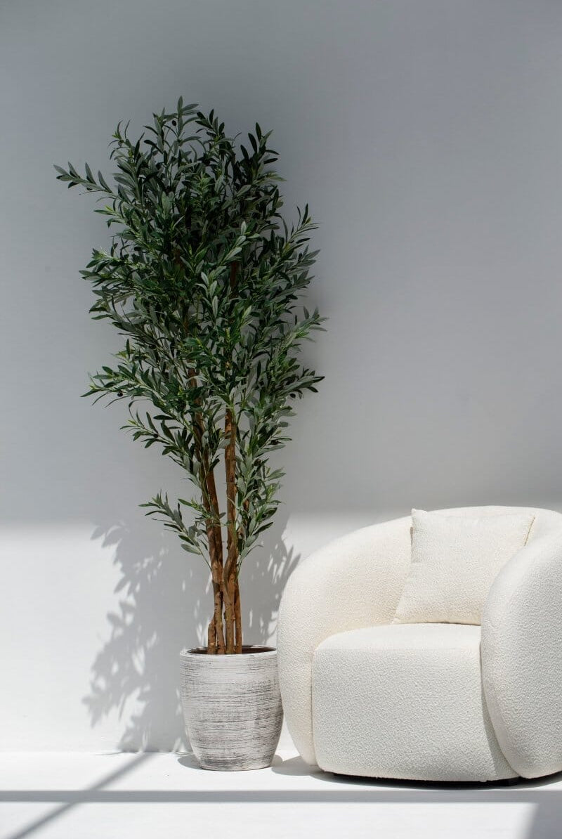 Black & White Lines Pot (3 Sizes)Medium: 34CM Diter x 38CM Height