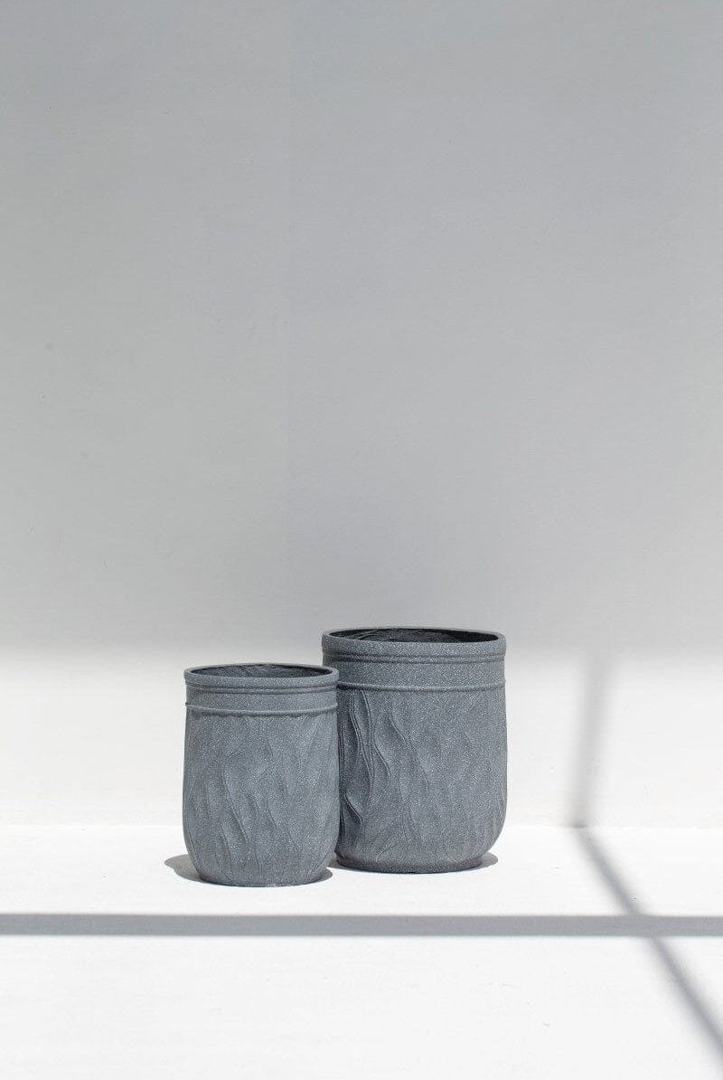 Grey Plant Pot