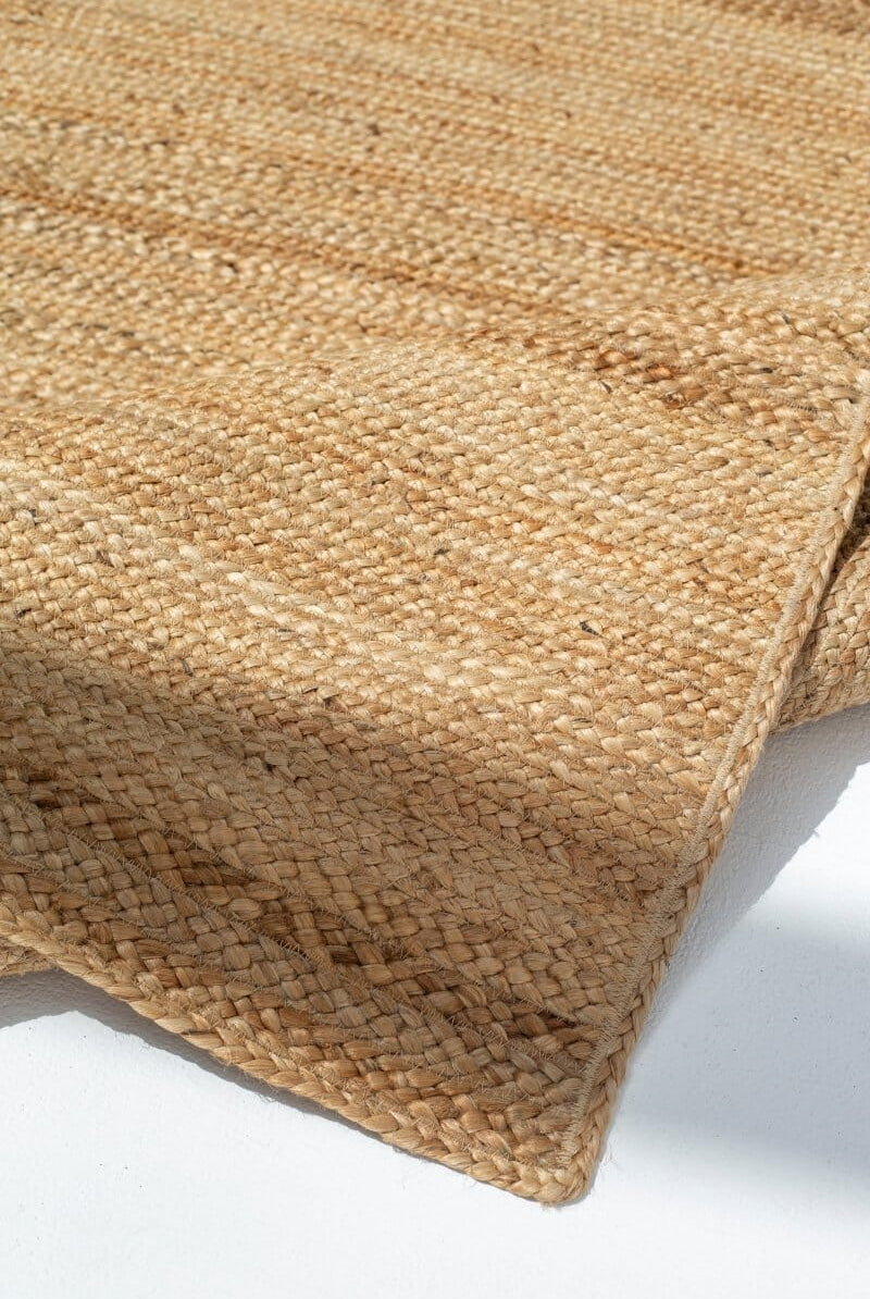 Earthly Retreat - Khaki Braided Rectangular Rug (4 Sizes)