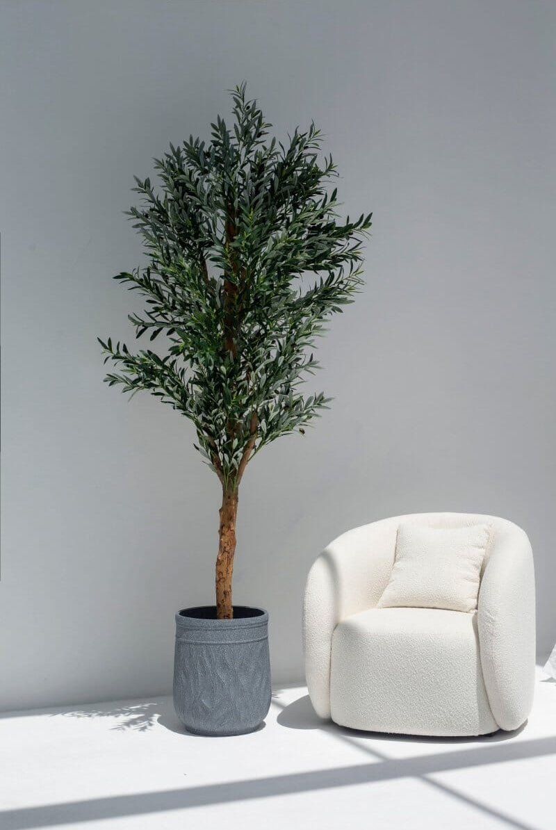 Grey Plant Pot (2 Sizes)37CM Diter x 46CM Height