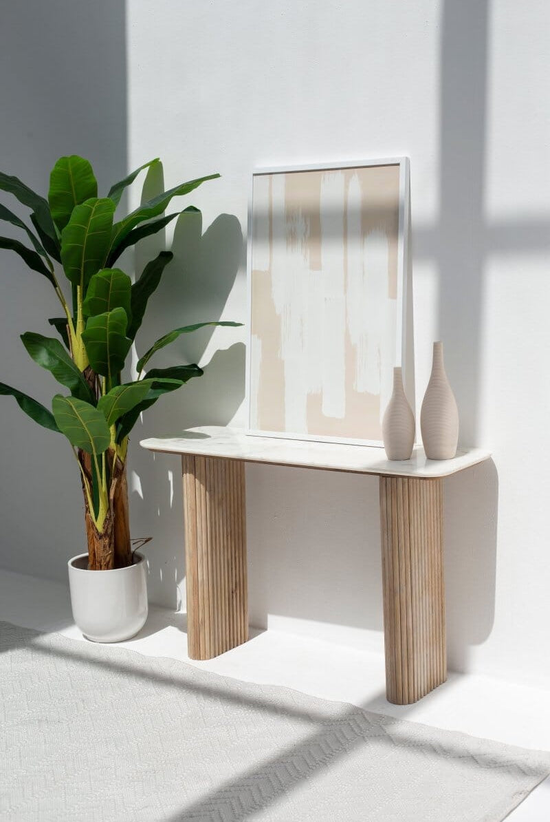Verity Marble Top Console Table