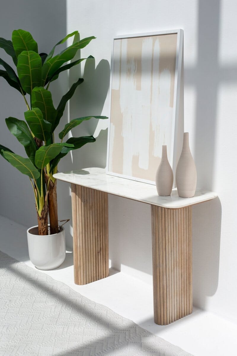 Verity Marble Top Console Table