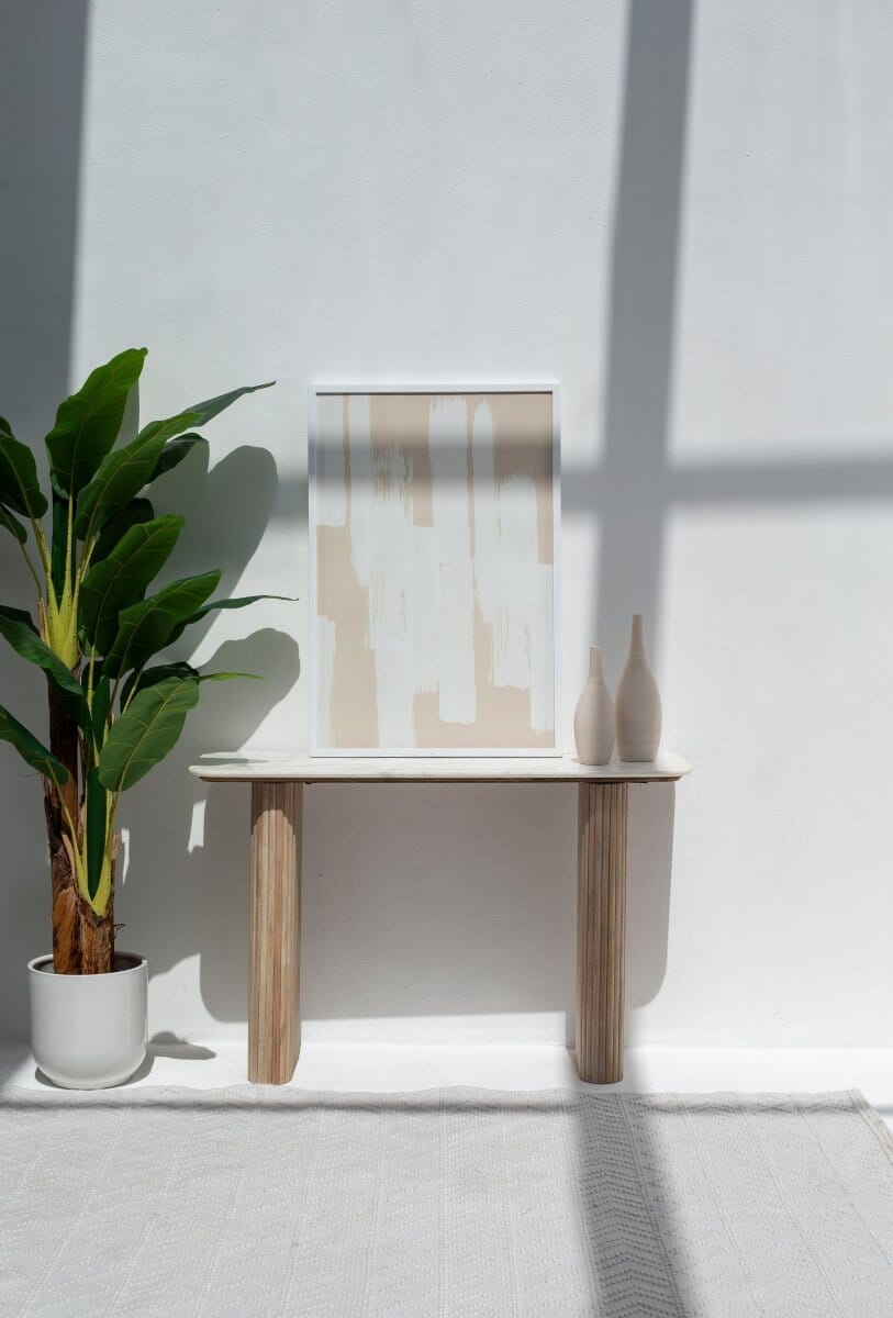 Verity Marble Top Console Table