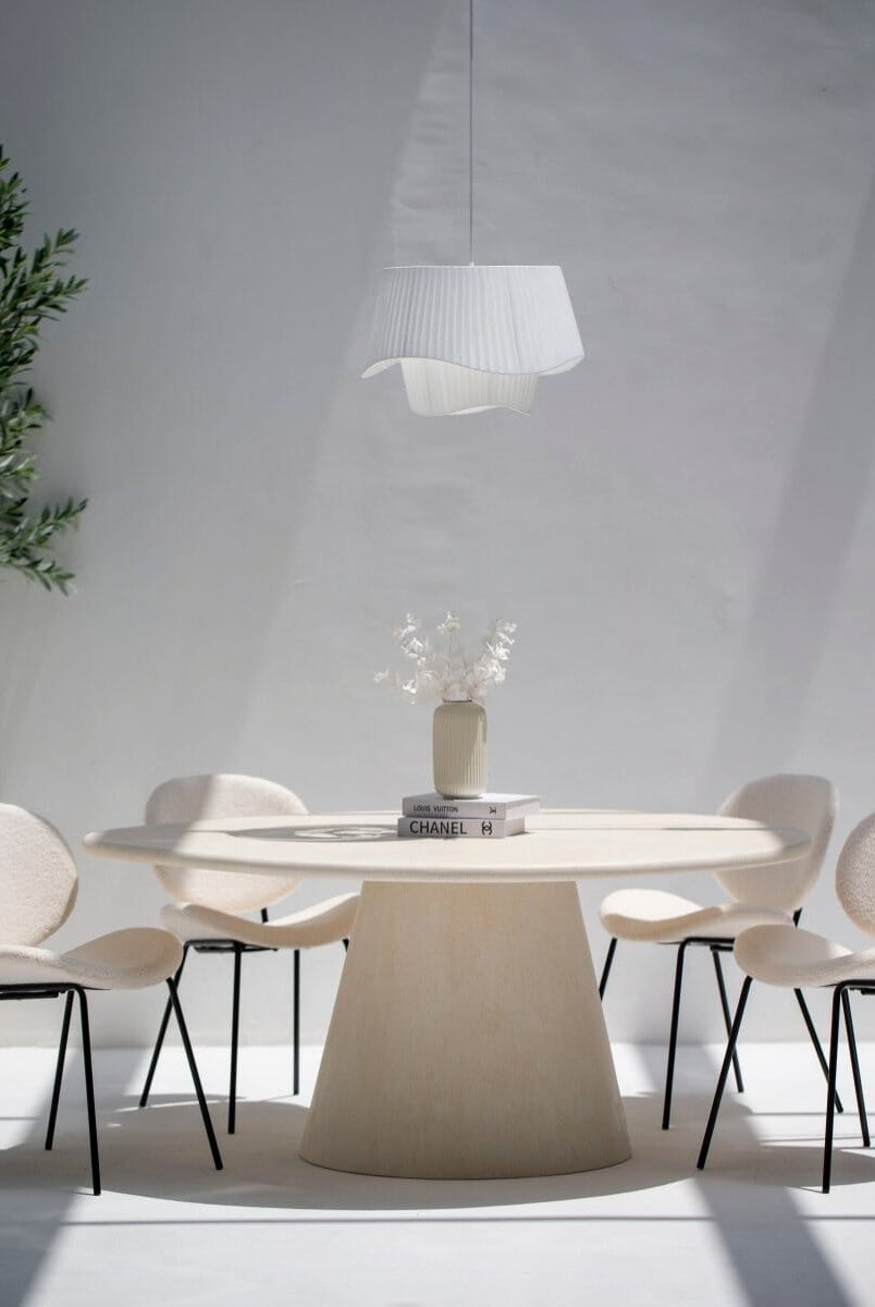 White Waves Ceiling Lamp