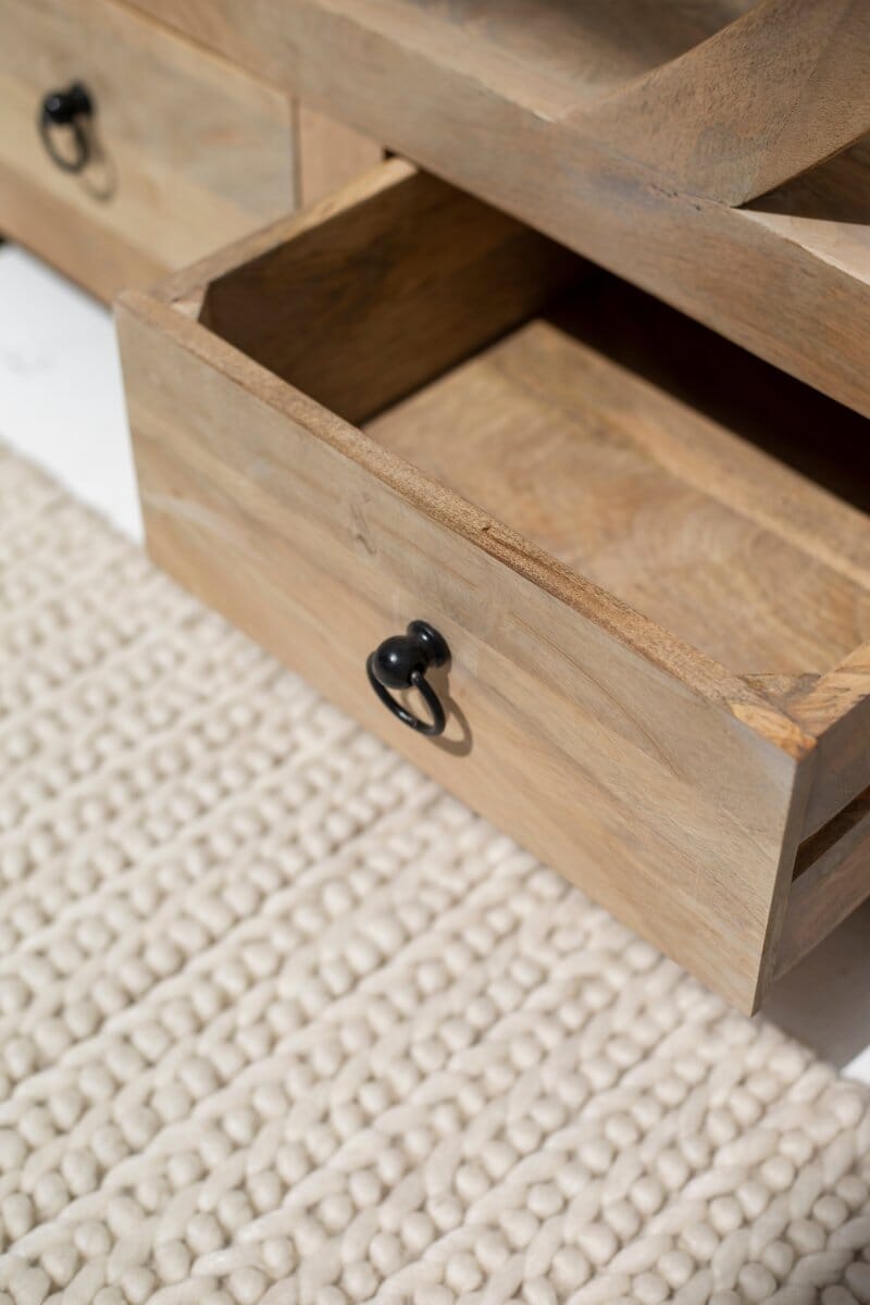 Half Moon Wooden Bookcase/Shelves (90x30x180 CM)